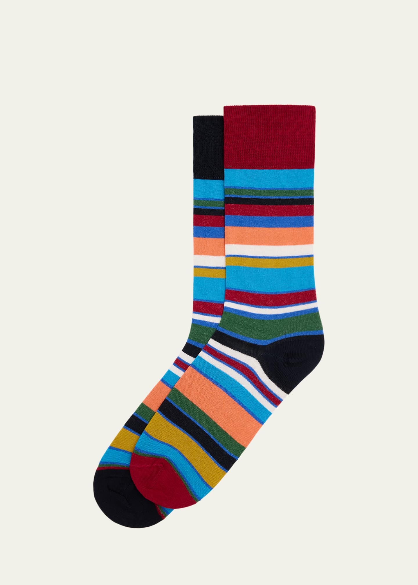 Paul Smith Men's Joao Odd Stripe Crew Socks Image 1 of 3