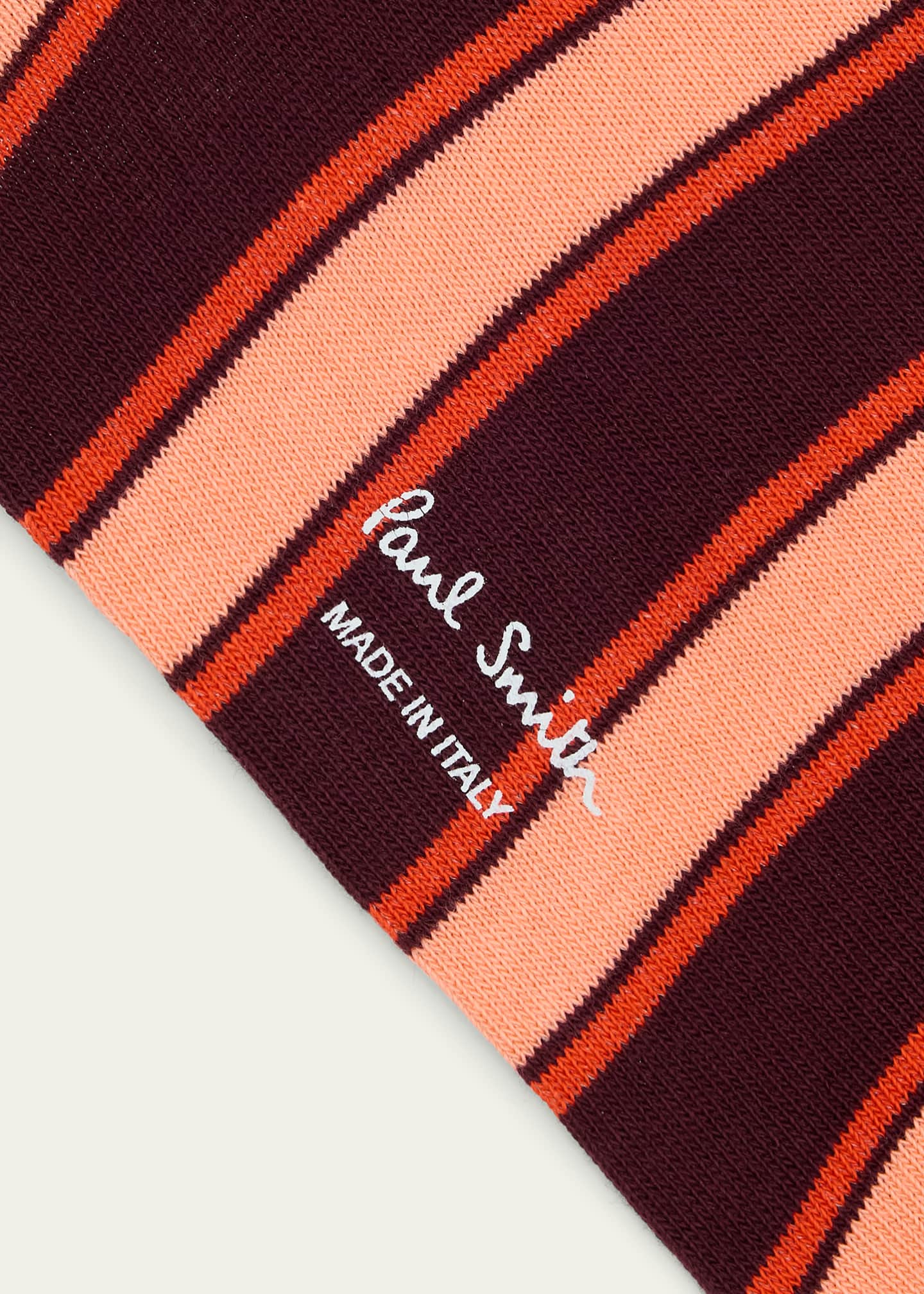 Paul Smith Men's Madison Stripe Crew Socks Image 3 of 3