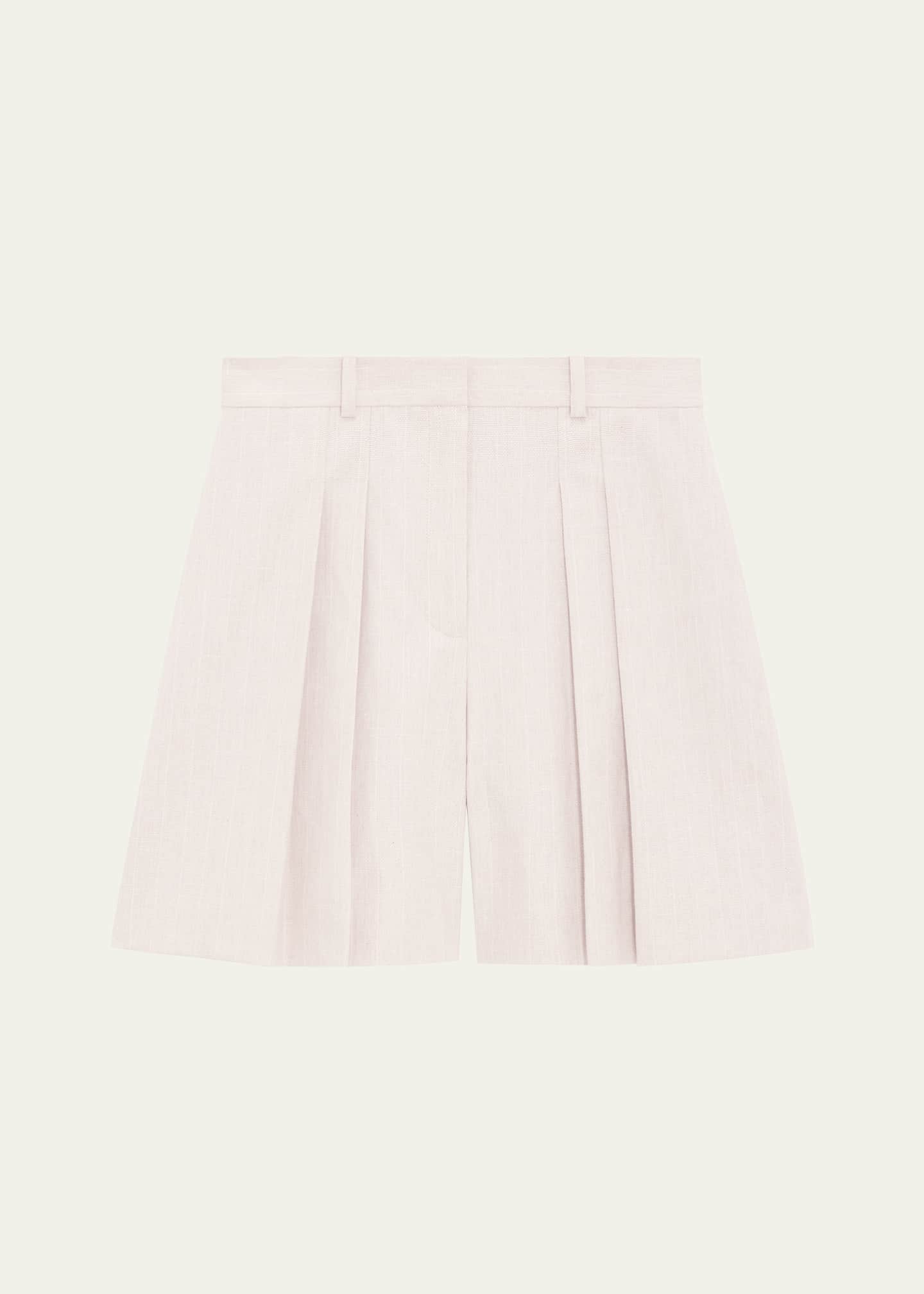 Theory Pleated Shorts Image 1 of 5