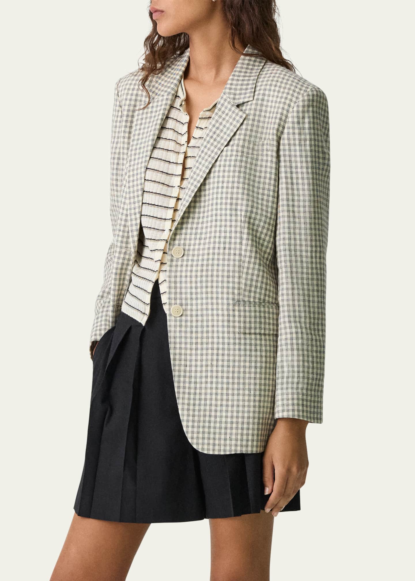 Theory Check Blazer Image 4 of 5
