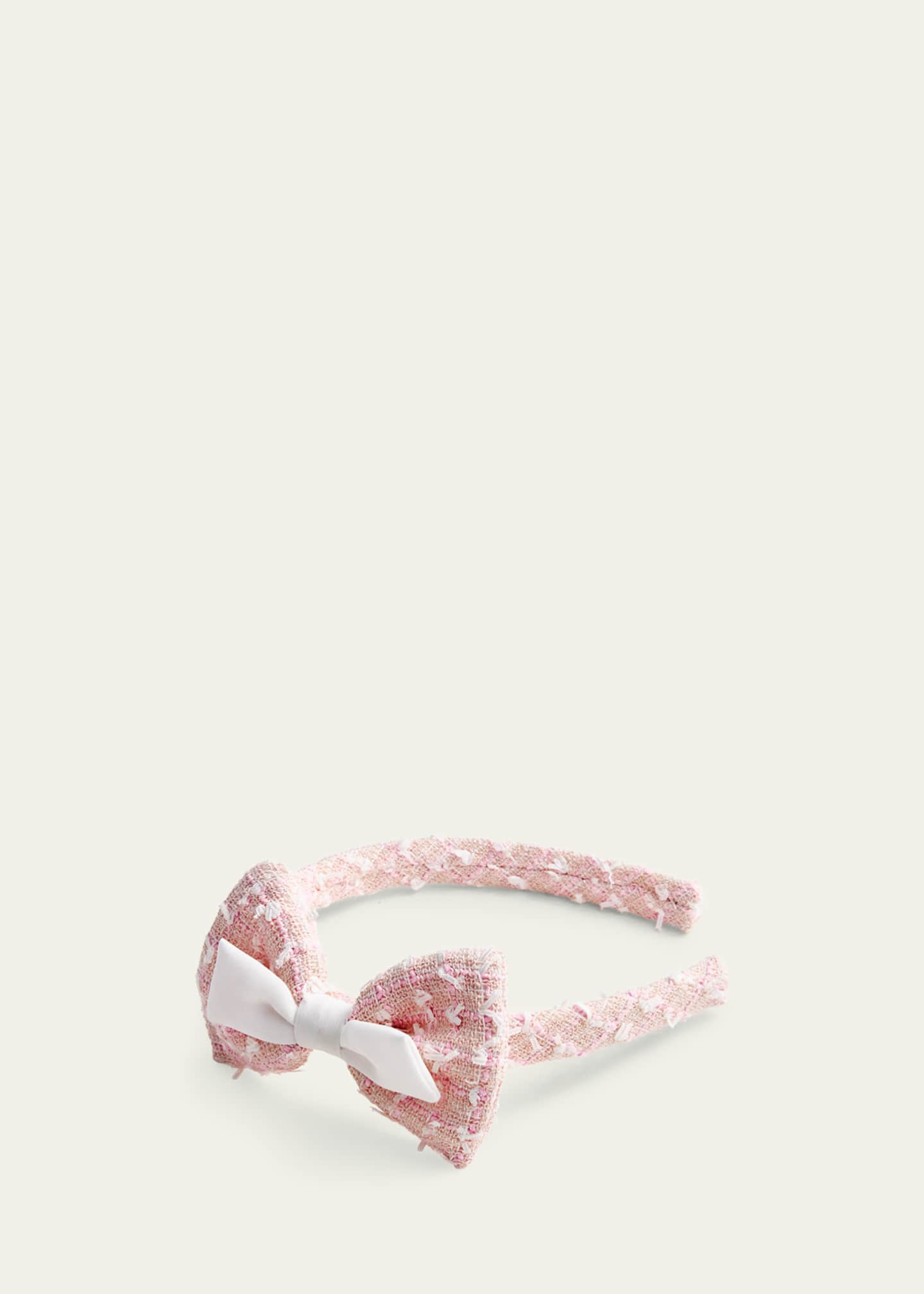 Self-Portrait Girl's Boucle Bow Headband Image 2 of 2