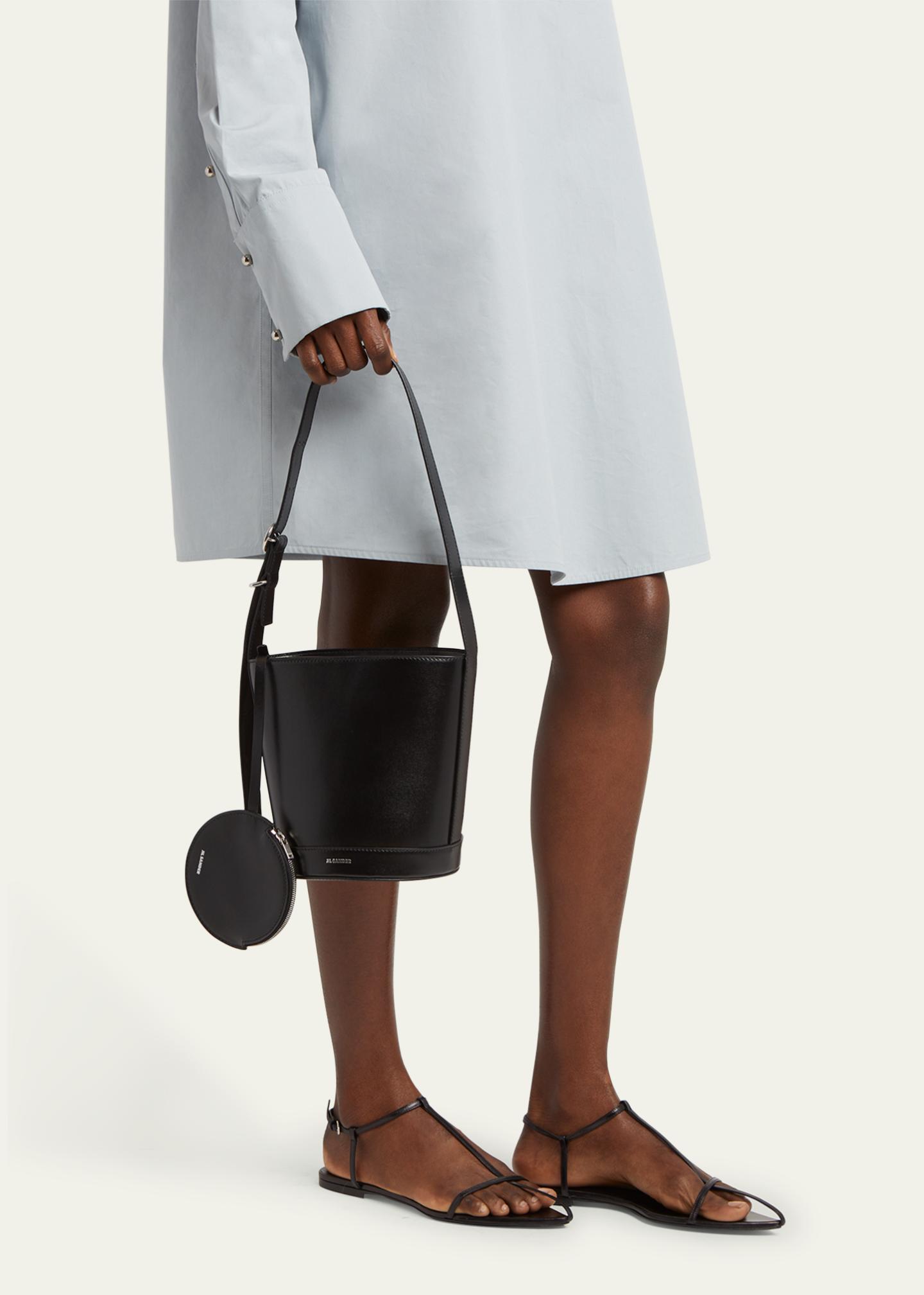 Jil Sander Cannolo Calfskin Bucket Bag - Bergdorf Goodman