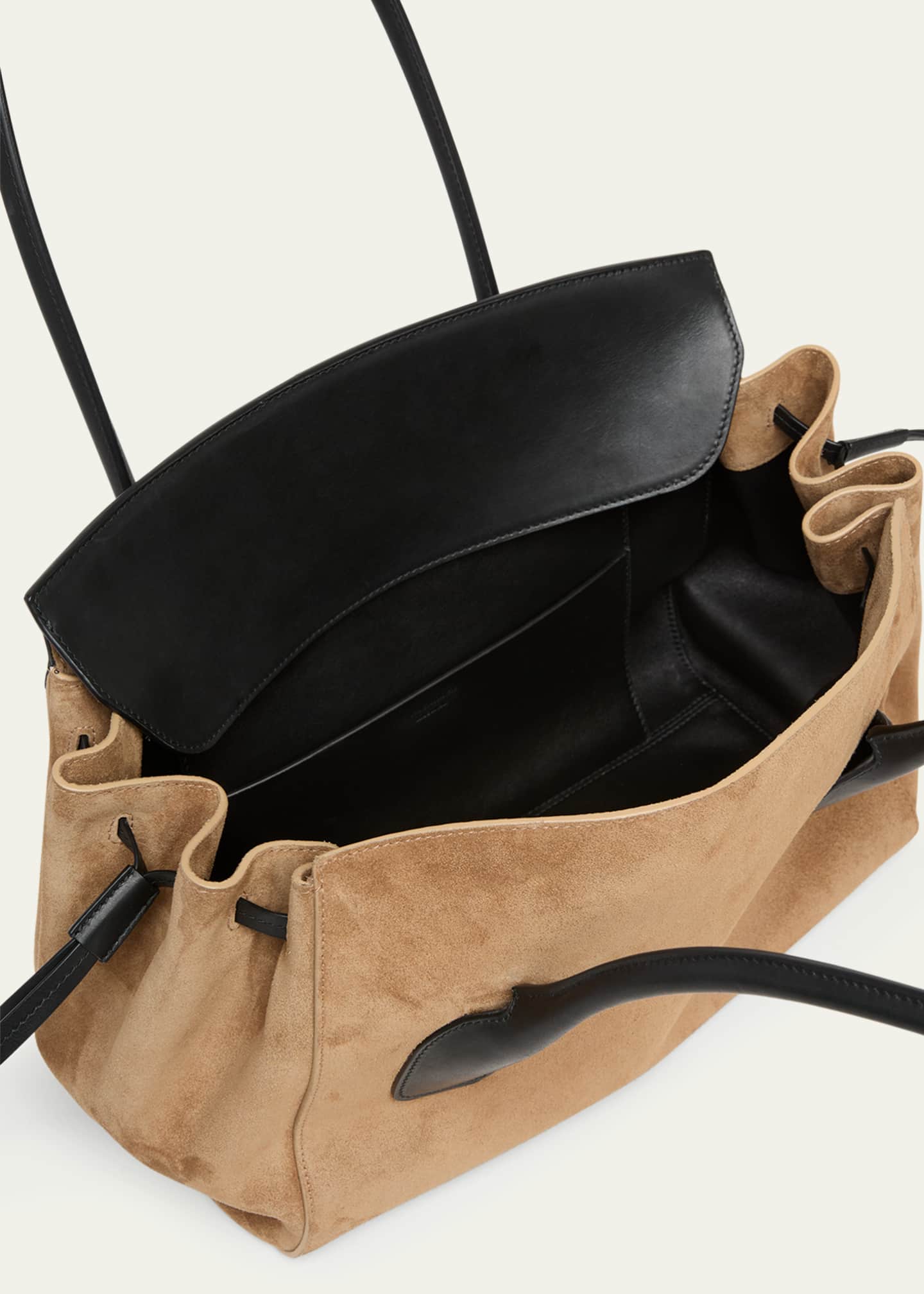 Jil Sander Voyage Small Suede Shoulder Bag - Bergdorf Goodman