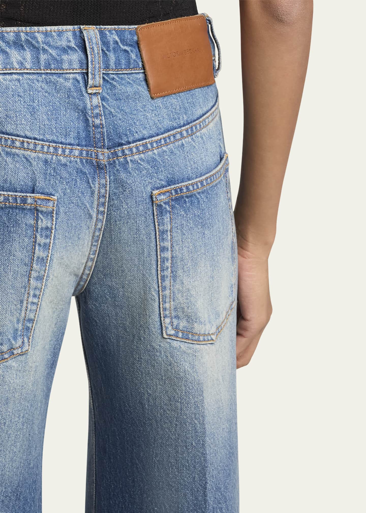 Victoria Beckham Gigi High-Rise Wide-Leg Jeans Image 5 of 5
