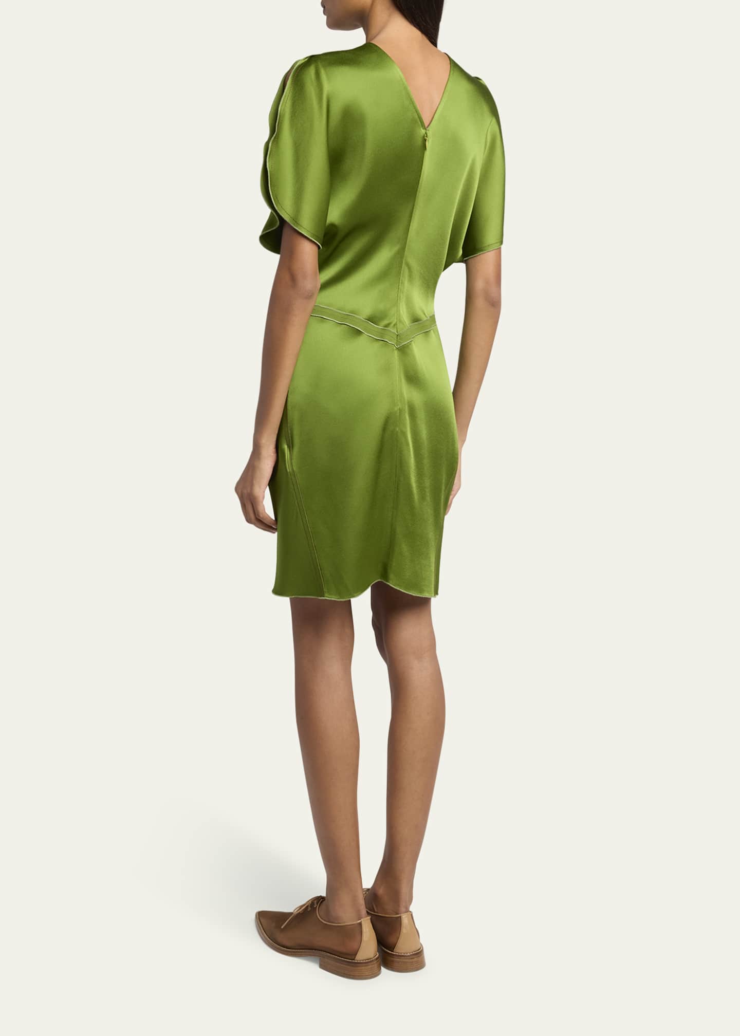 Victoria Beckham Gathered Waist Mini Dress Image 3 of 5