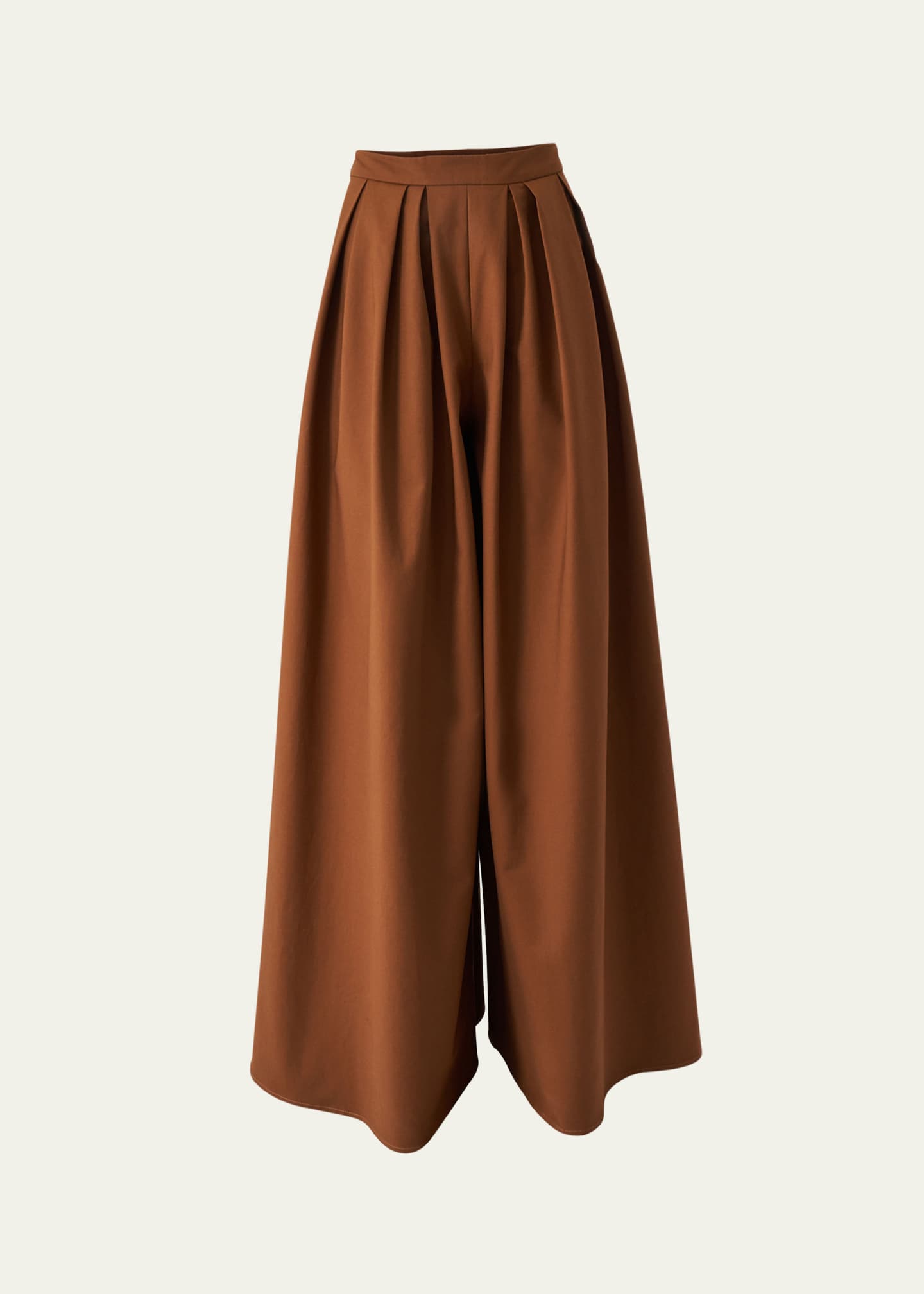 Carolina Herrera Pleated Wide-Leg Palazzo Pants