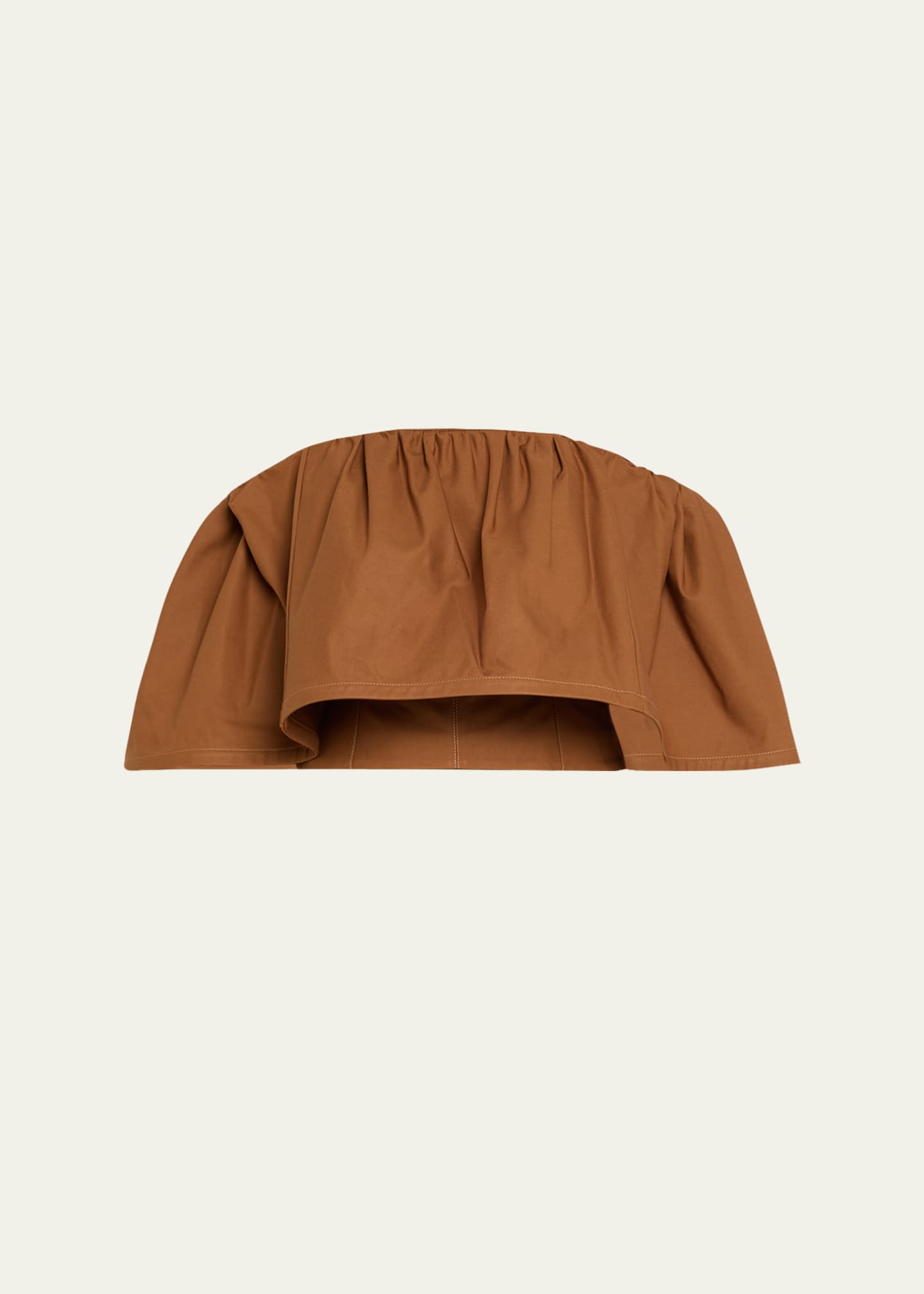 Carolina Herrera Ruffle Off-The-Shoulder Top Image 1 of 5