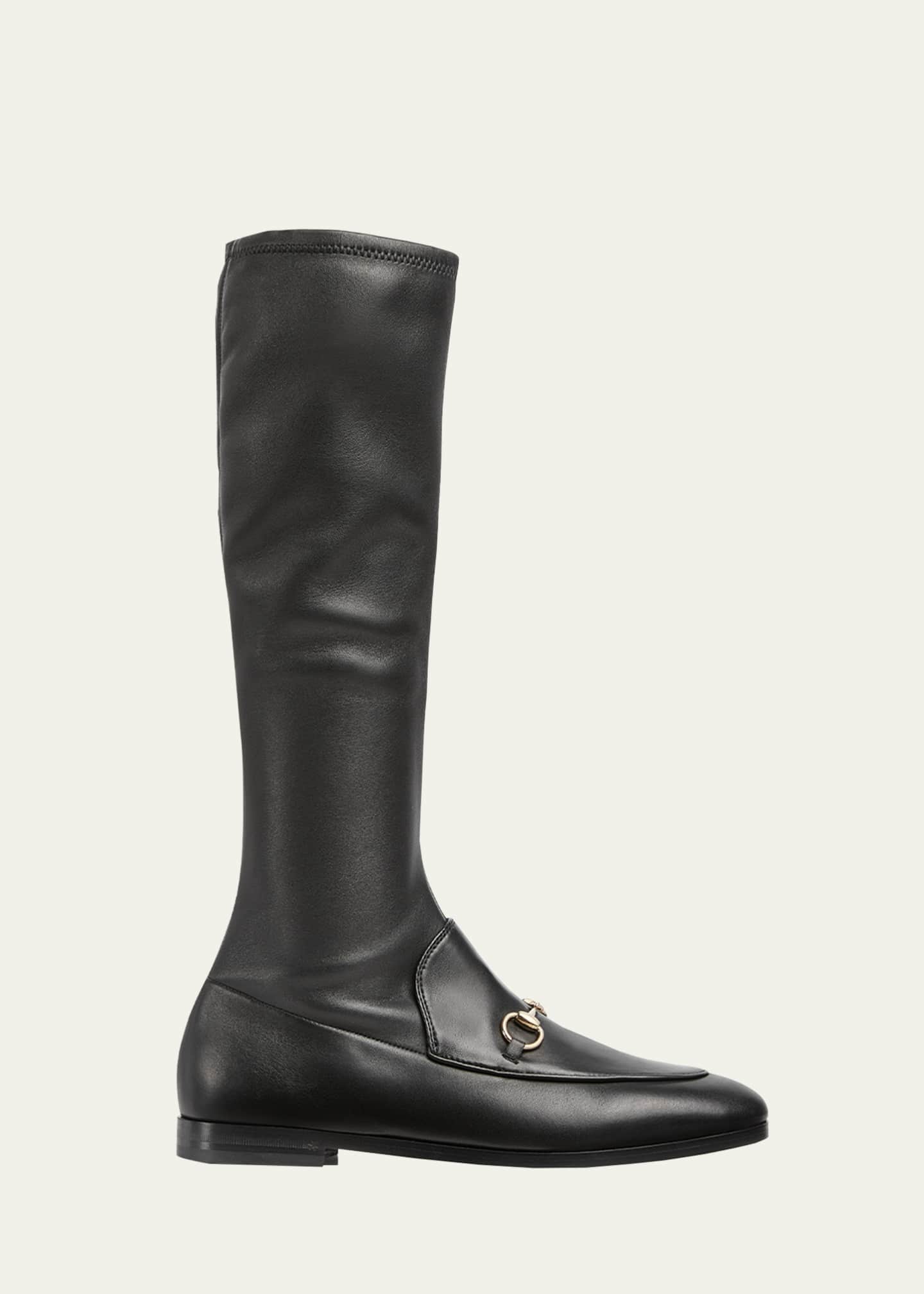 Gucci Jordaan Nappa Knee-High Boots