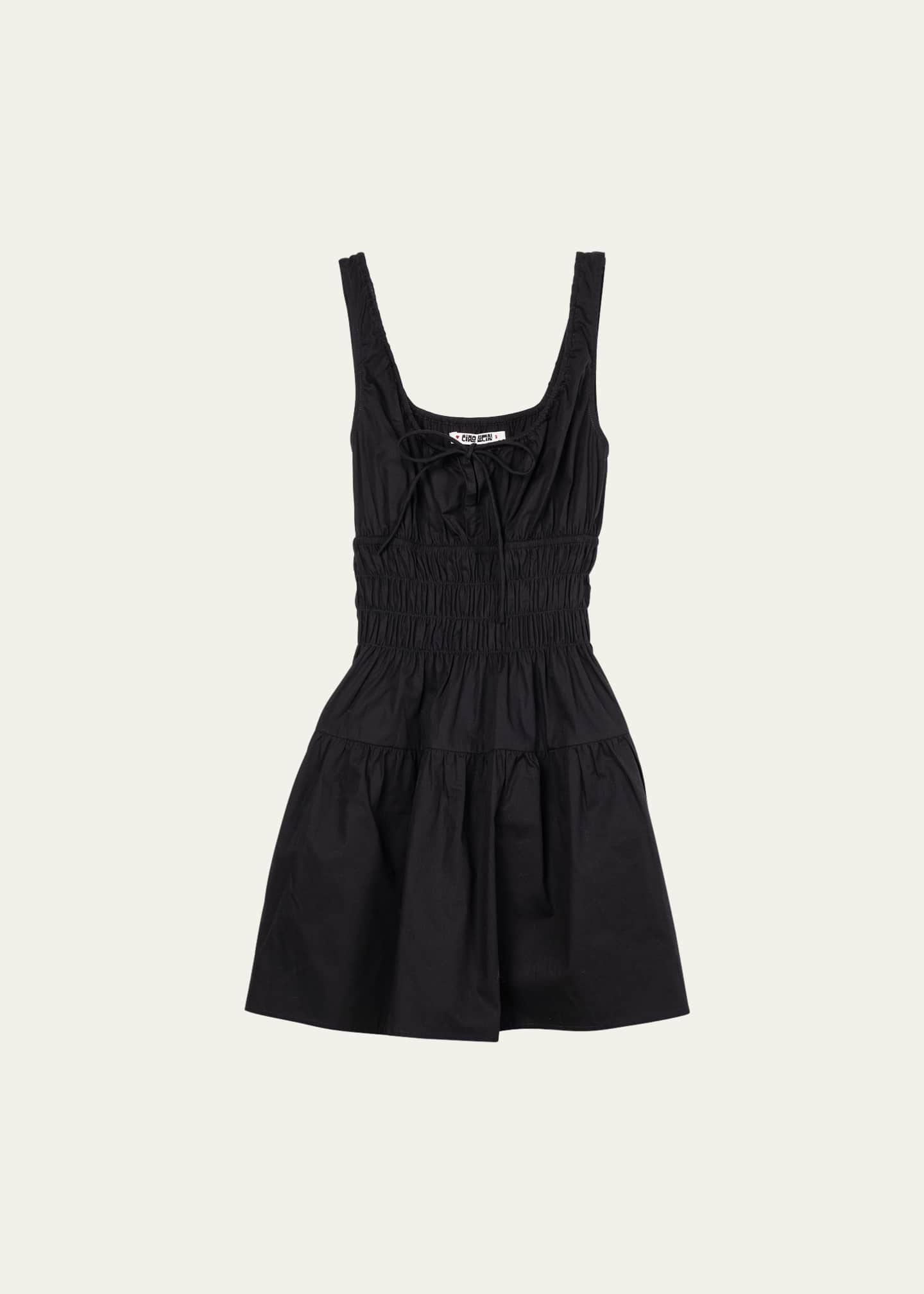 Gianluca Ruched Sleeveless Mini Dress
