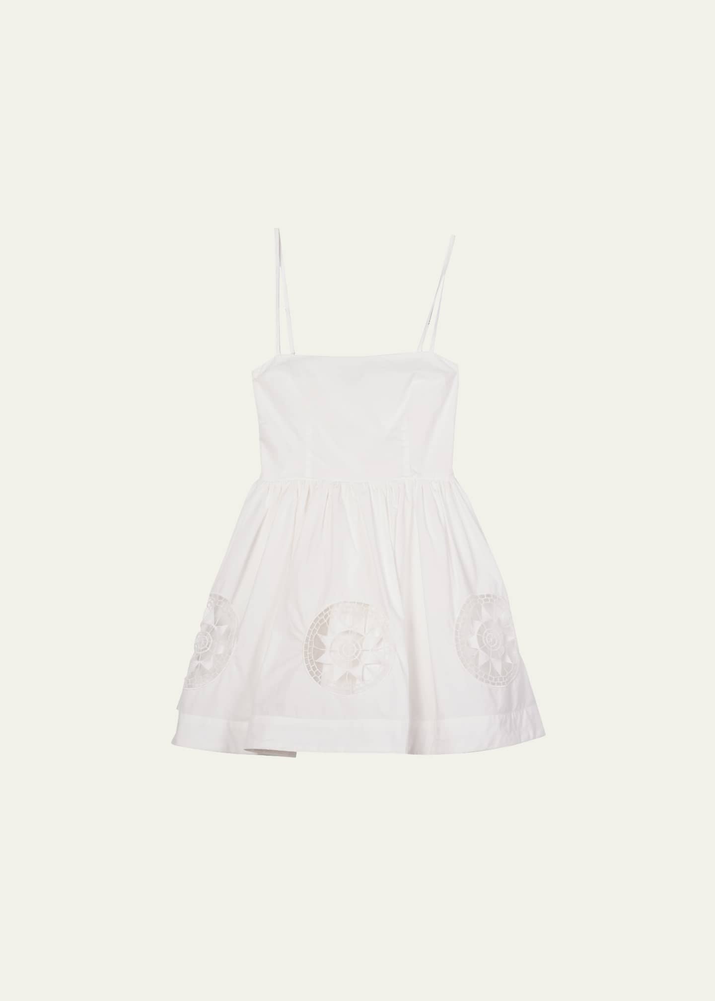 Ciao Lucia Nadine Embroidered Sleeveless Mini Dress