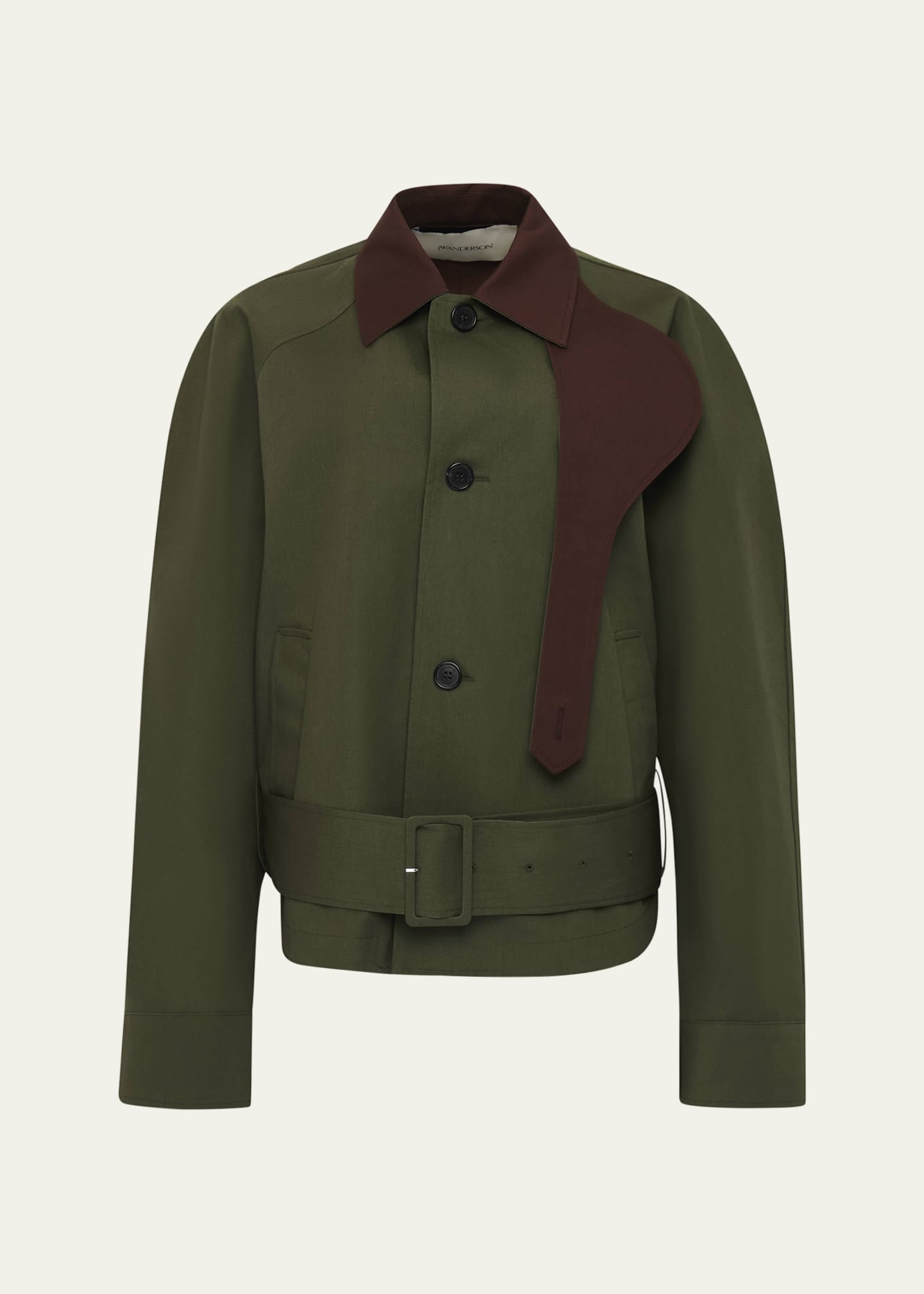 JW Anderson Rounded Blouson Belted Jacket