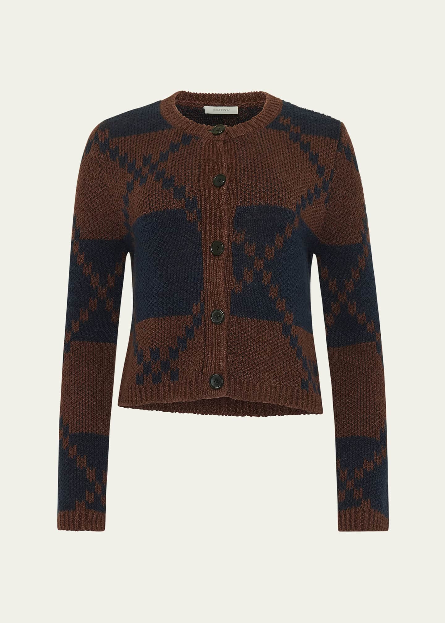 JW Anderson Intarsia Fairisle Cardigan