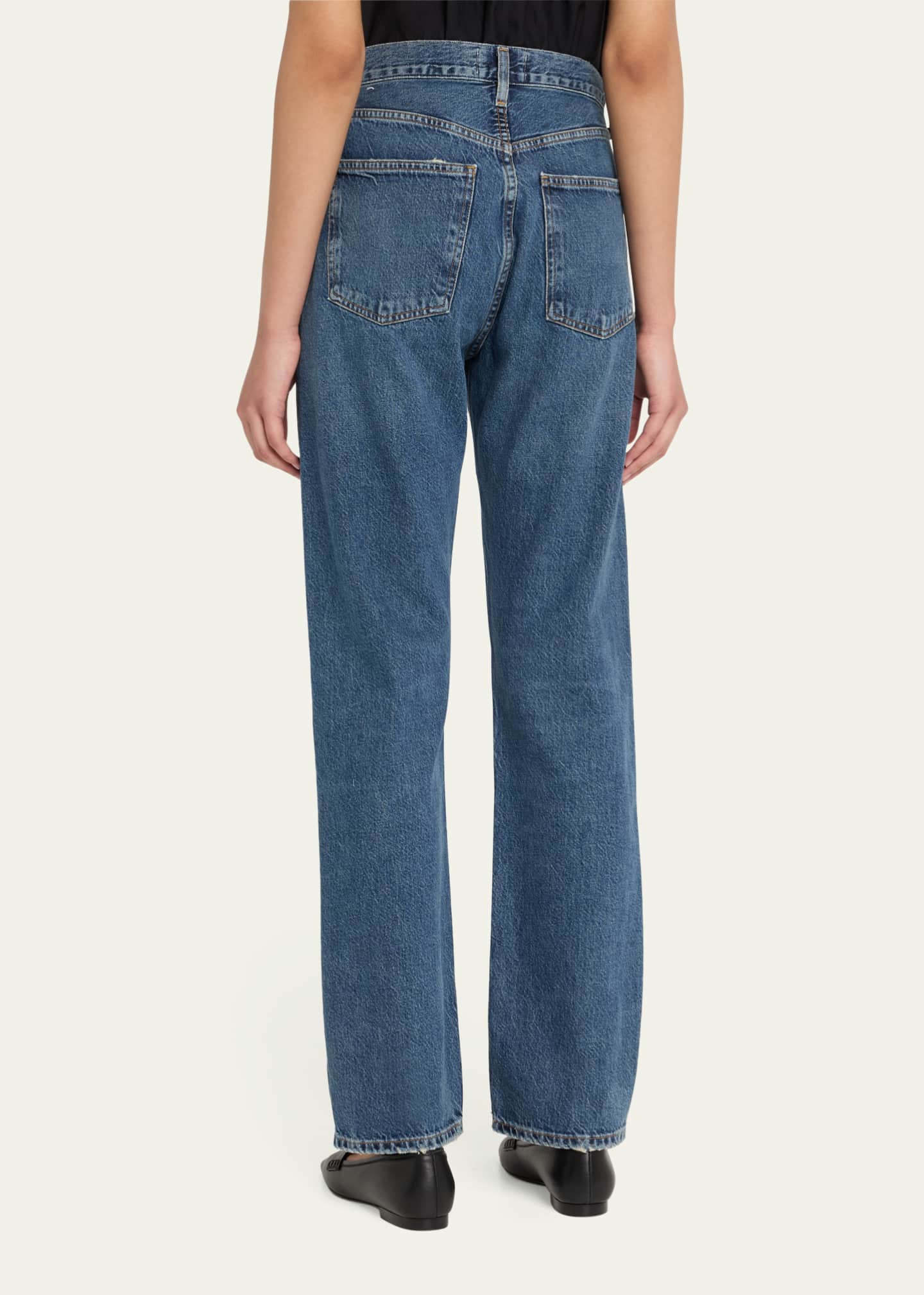AGOLDE 90s Pinch Waist Long Jeans Image 3 of 5