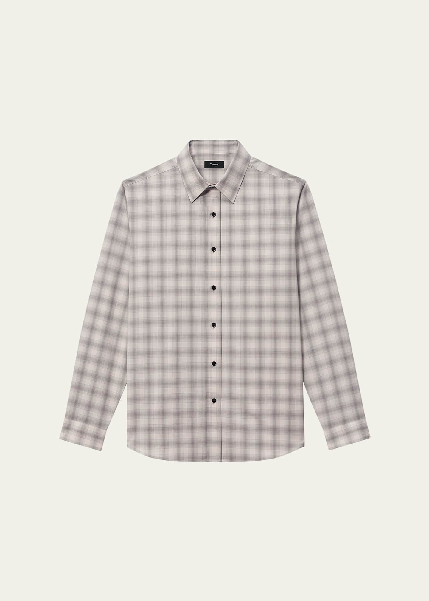 Theory Men's Irving Check Sport Shirt Image 1 of 4