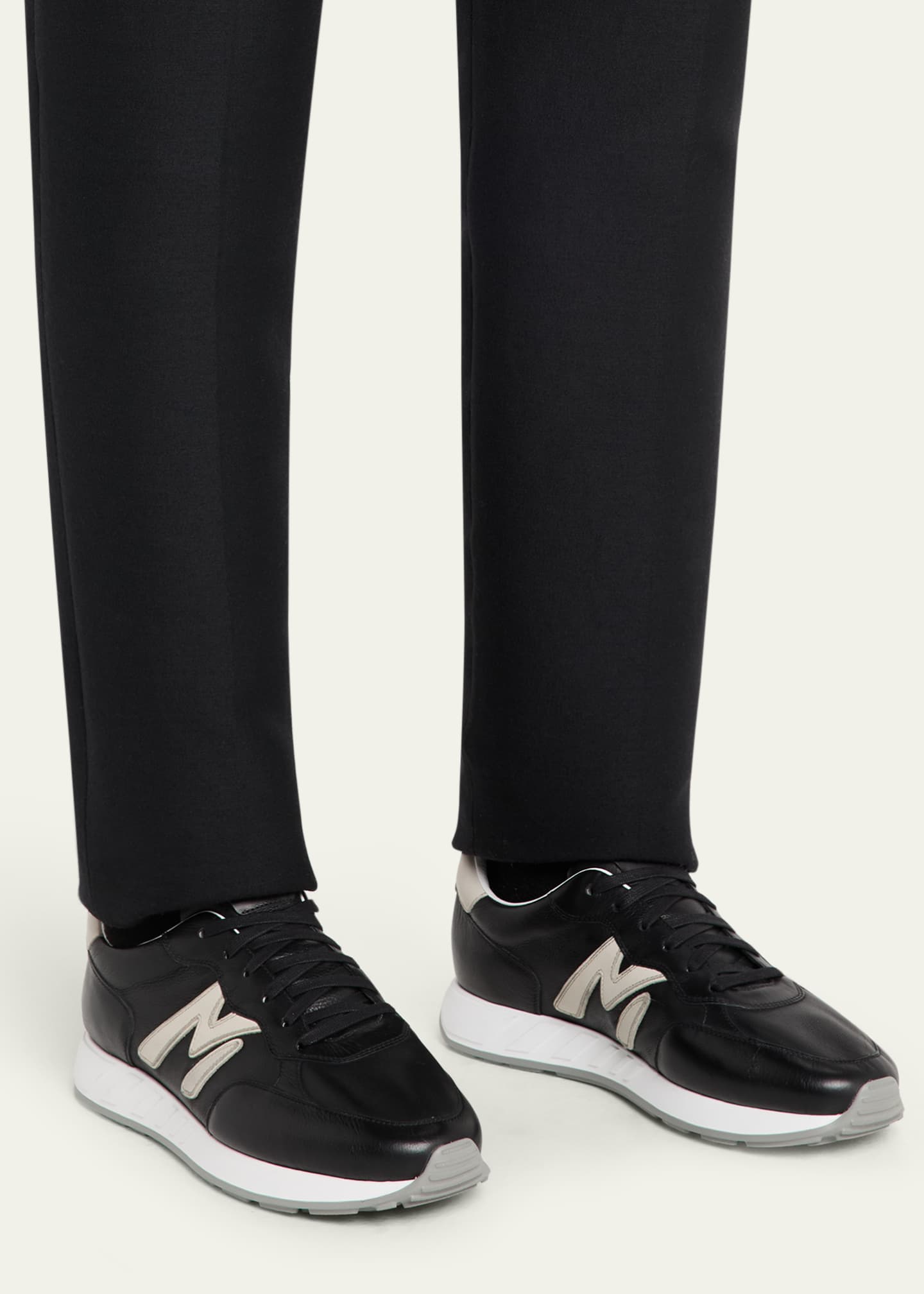 Magnanni Men's Yoki Leather Runner Sneakers Image 2 of 6