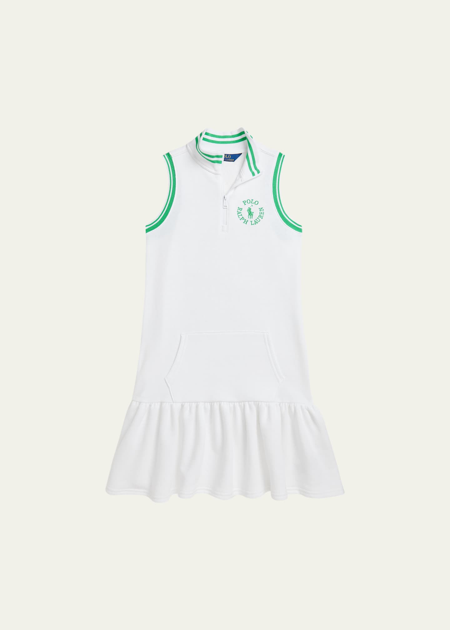 Ralph Lauren Girl's Embroidered Logo Tennis Dress, Size S-XL Image 1 of 2