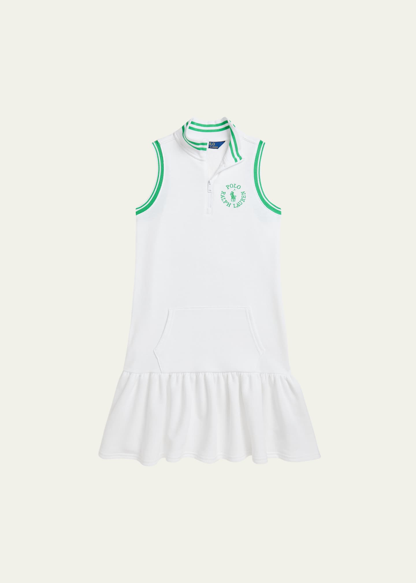 Ralph Lauren Girl's Embroidered Logo Tennis Dress, Size 2-6X Image 1 of 2