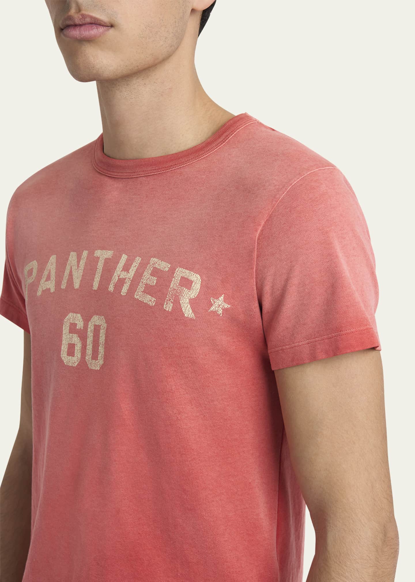 Valentino Garavani Men's Washed Chez Valentino Crewneck T-Shirt Image 5 of 5