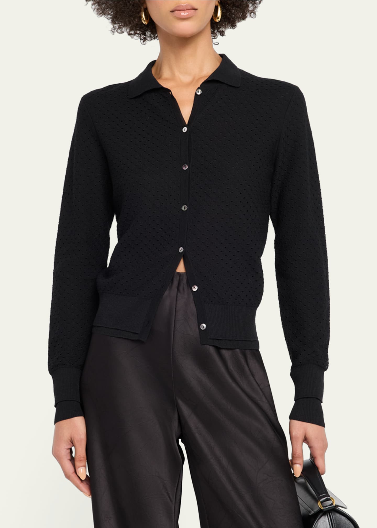 Vince Double-Layered Cardigan Image 4 of 5