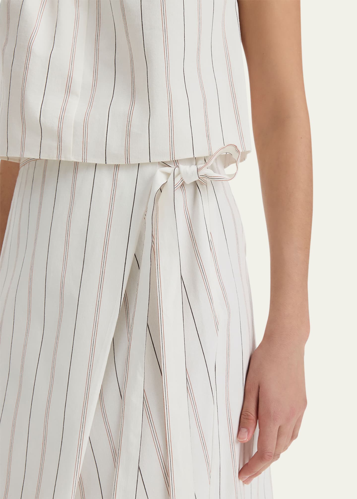 Vince Stripe Wrap Skirt Image 4 of 4