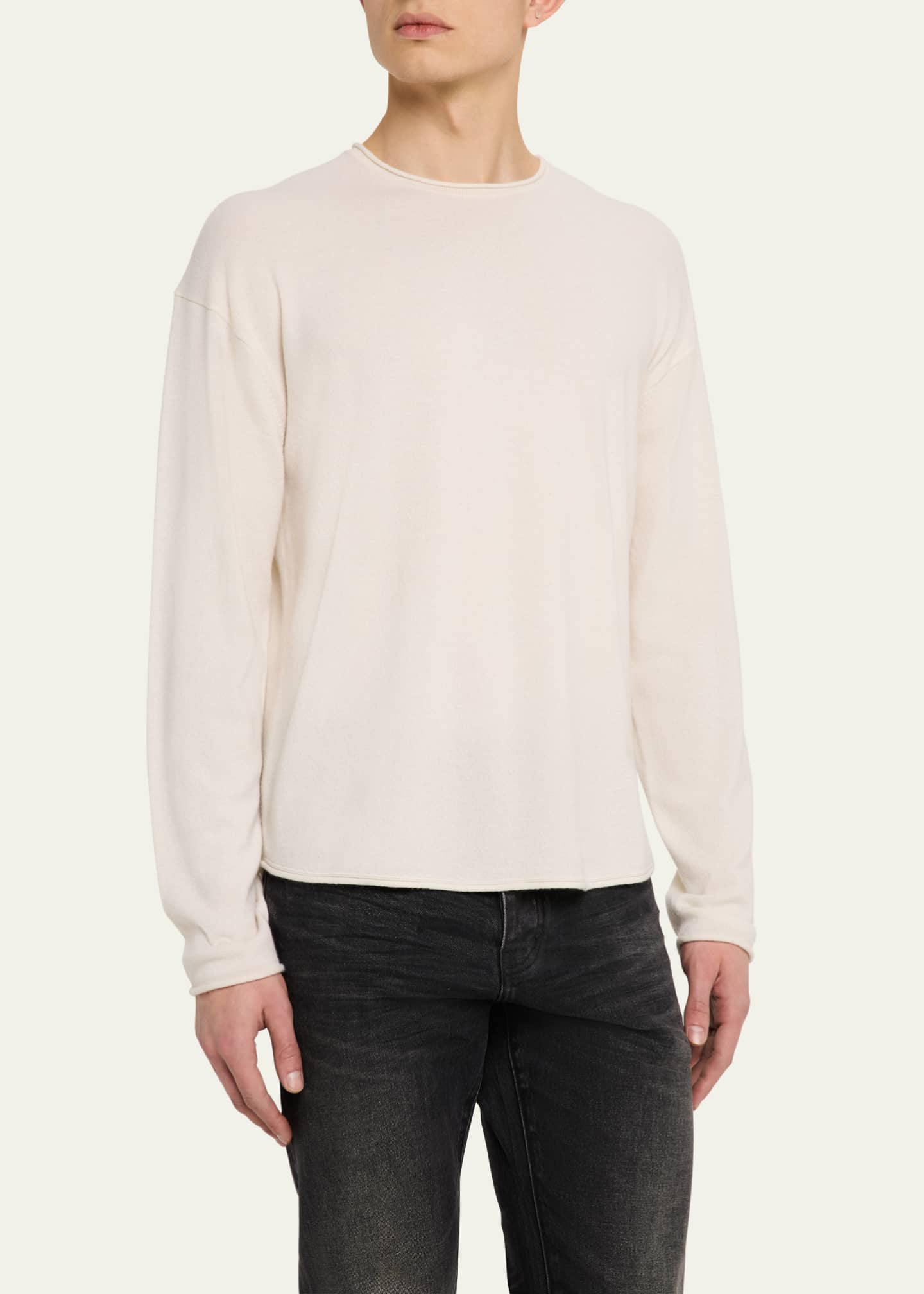 Guest in Residence Men's Oversized Roll Cashmere Sweater Image 4 of 5