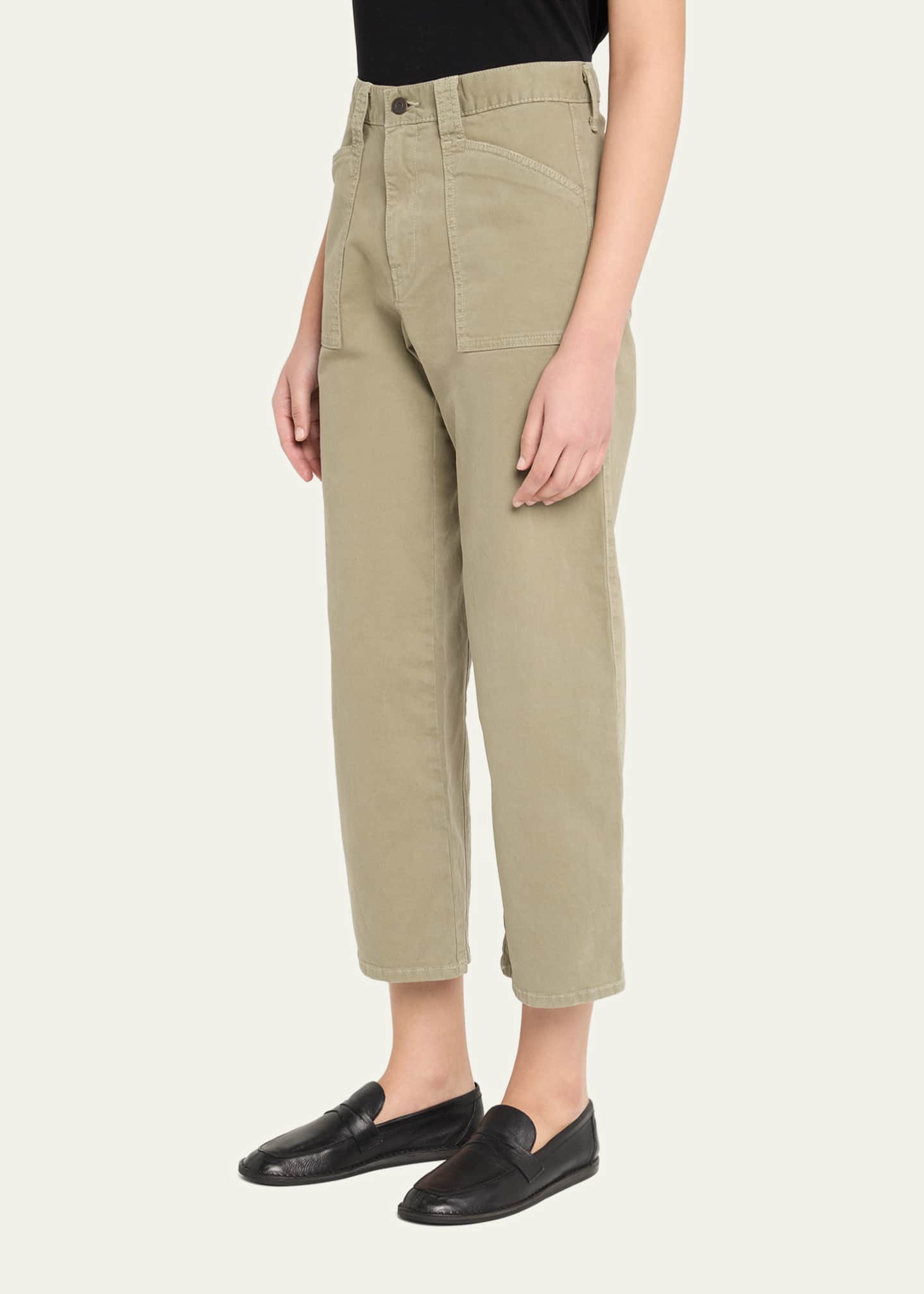 MOUSSY VINTAGE Pomonok Cropped Gusset Cargo Pants Image 4 of 5