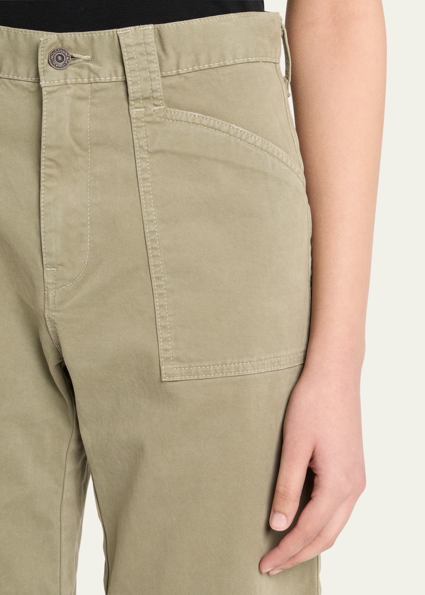 MOUSSY VINTAGE Pomonok Cropped Gusset Cargo Pants Image 5 of 5
