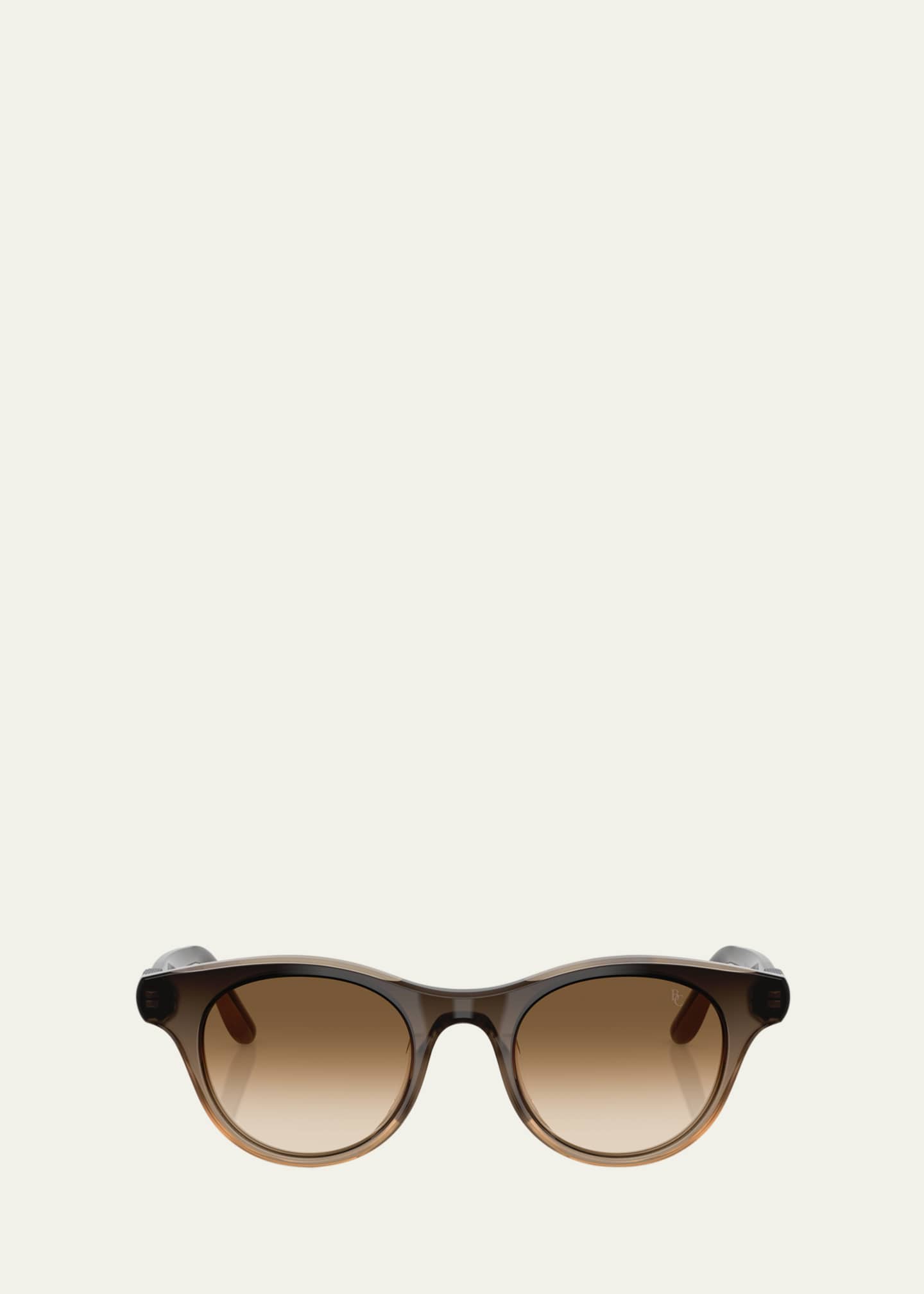Brunello Cucinelli Acetate Round Sunglasses Image 1 of 3