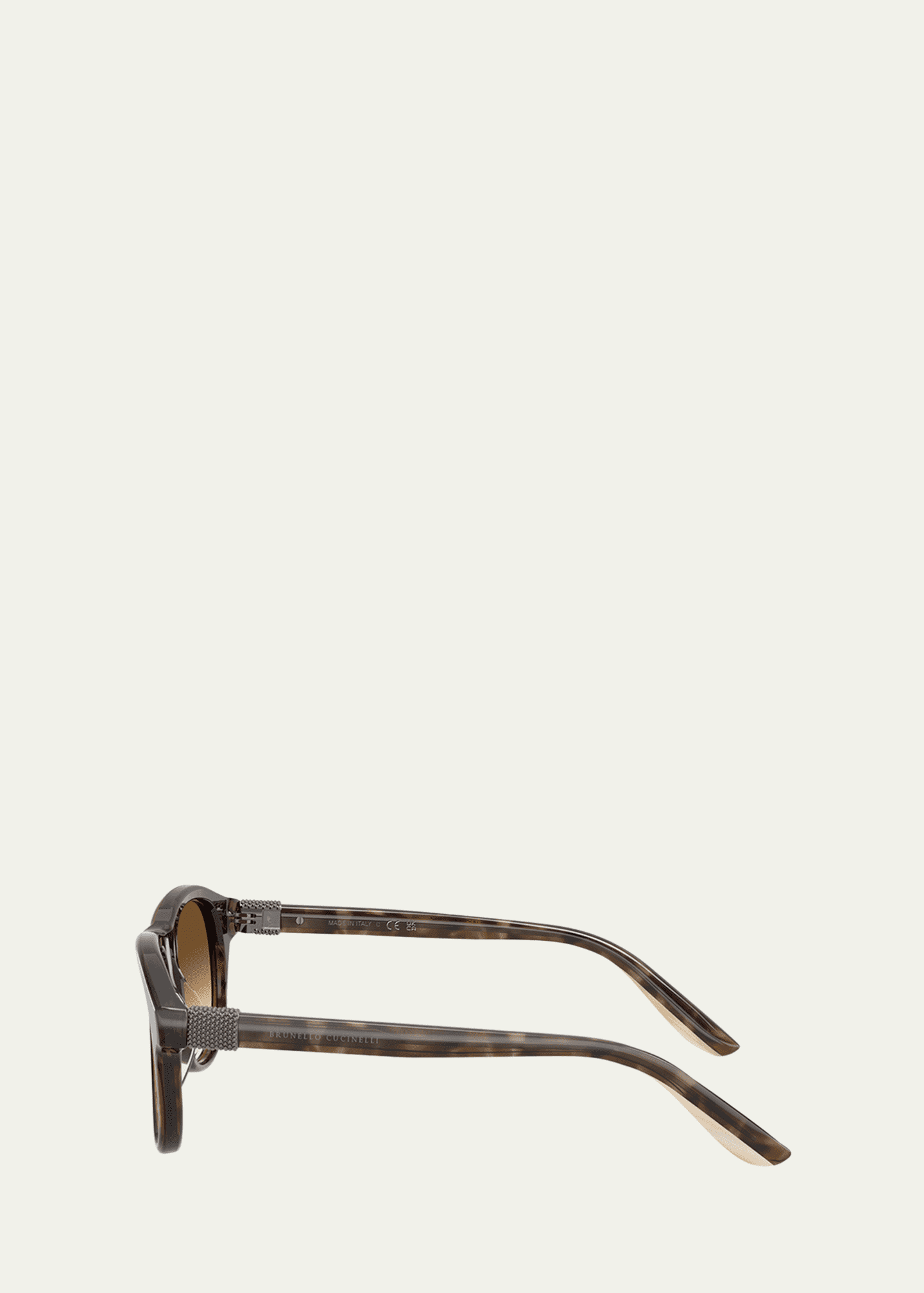Brunello Cucinelli BC4015S Acetate Aviator Sunglasses Image 3 of 3