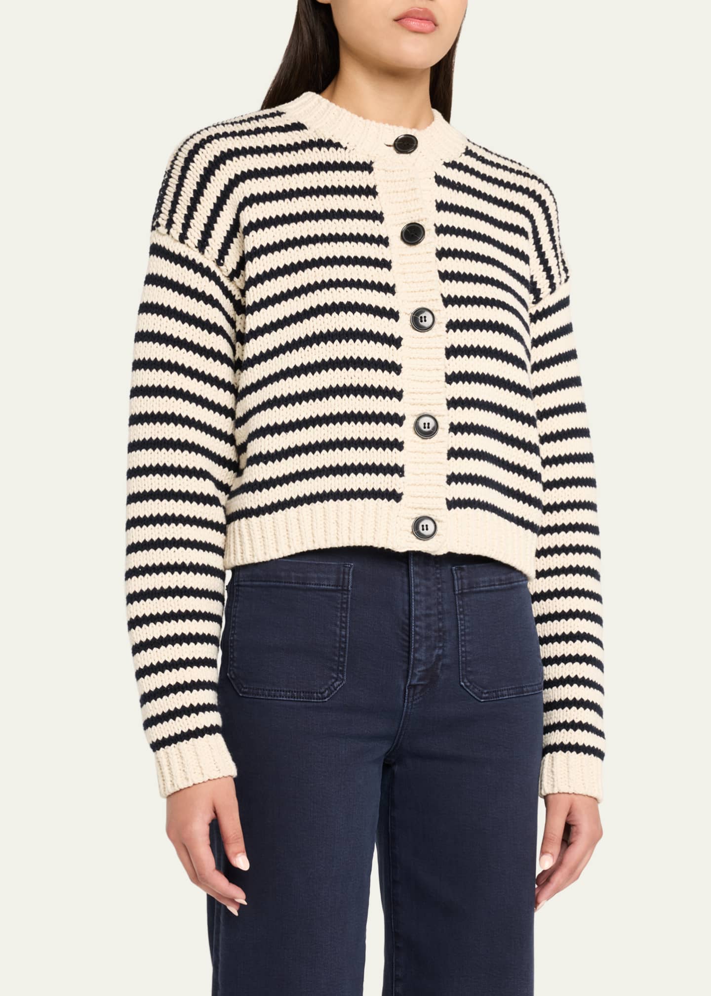 The Stripe Chunky Femme Cardigan