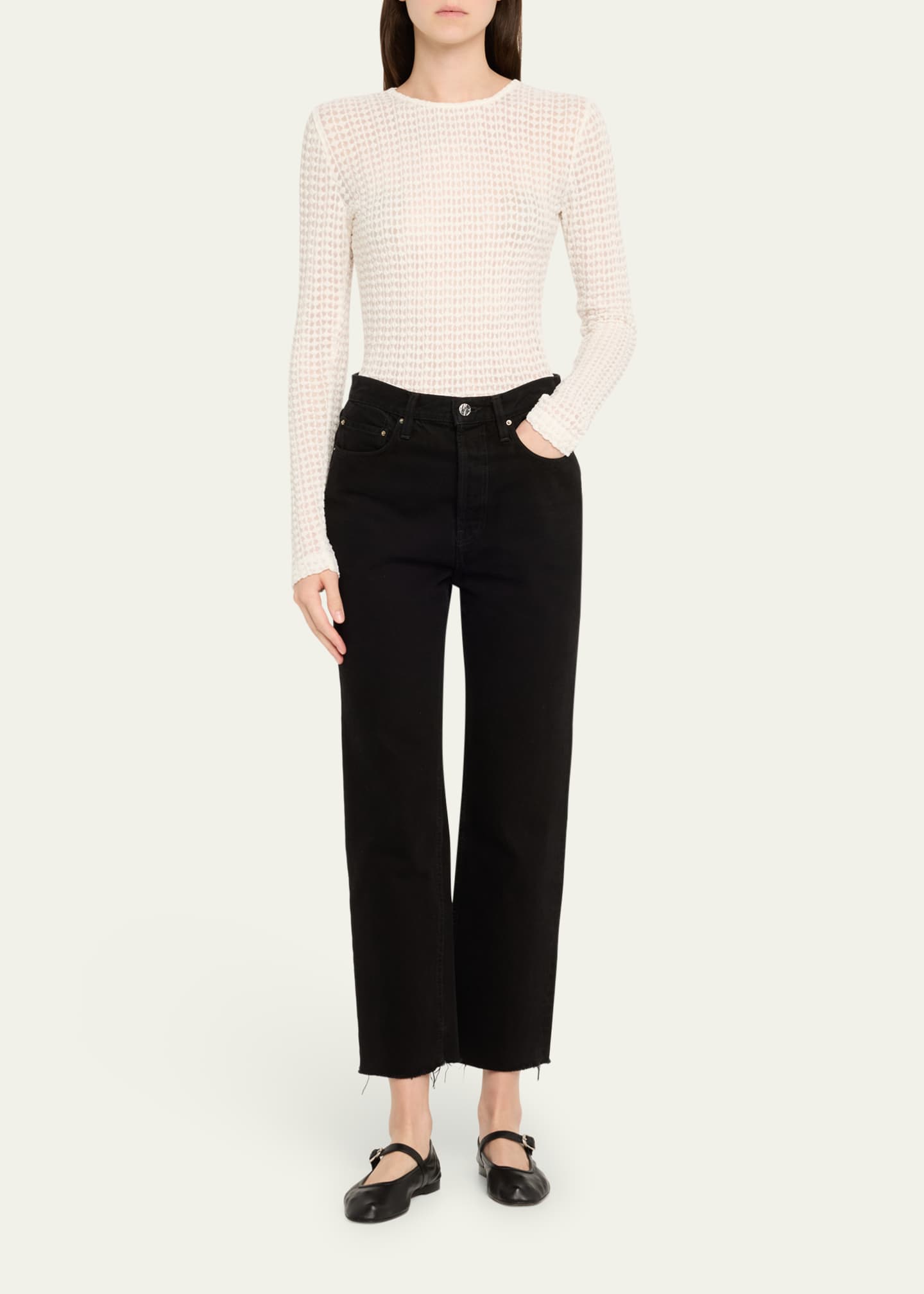 FRAME The Popcorn Top - Bergdorf Goodman