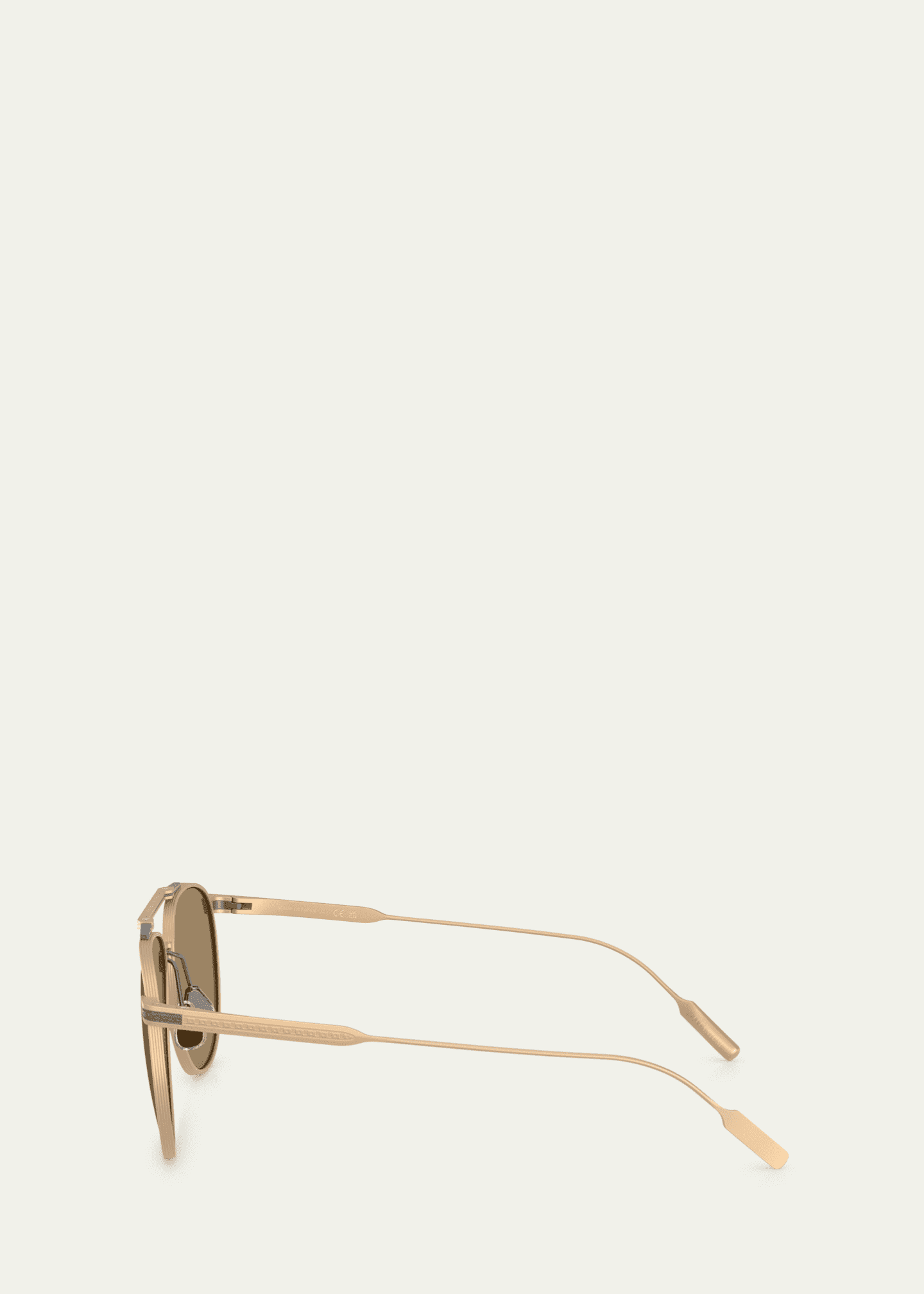 Brunello Cucinelli Men's BC2011ST Aviator Sunglasses Image 3 of 3