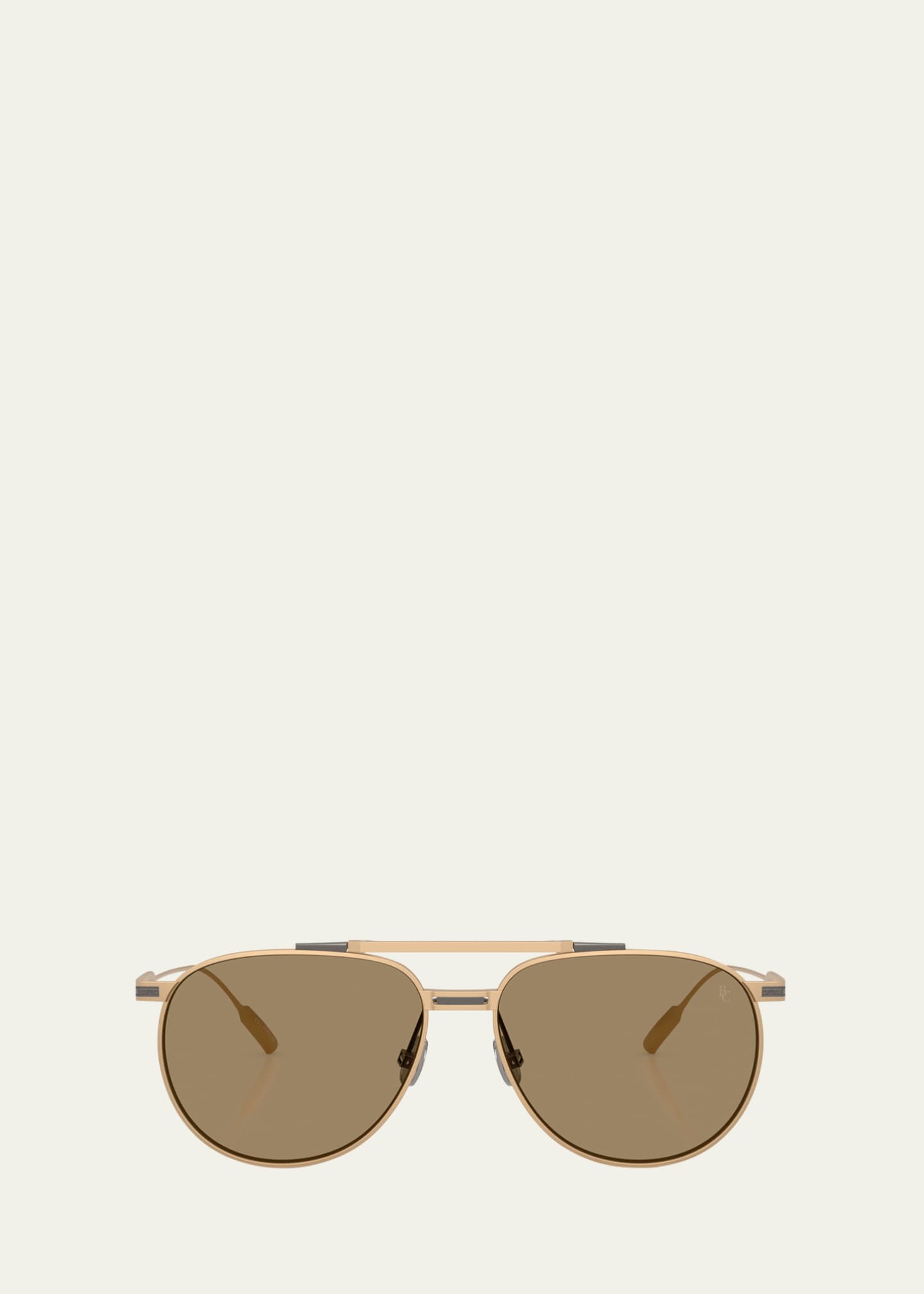 Brunello Cucinelli Men's BC2011ST Aviator Sunglasses Image 1 of 3