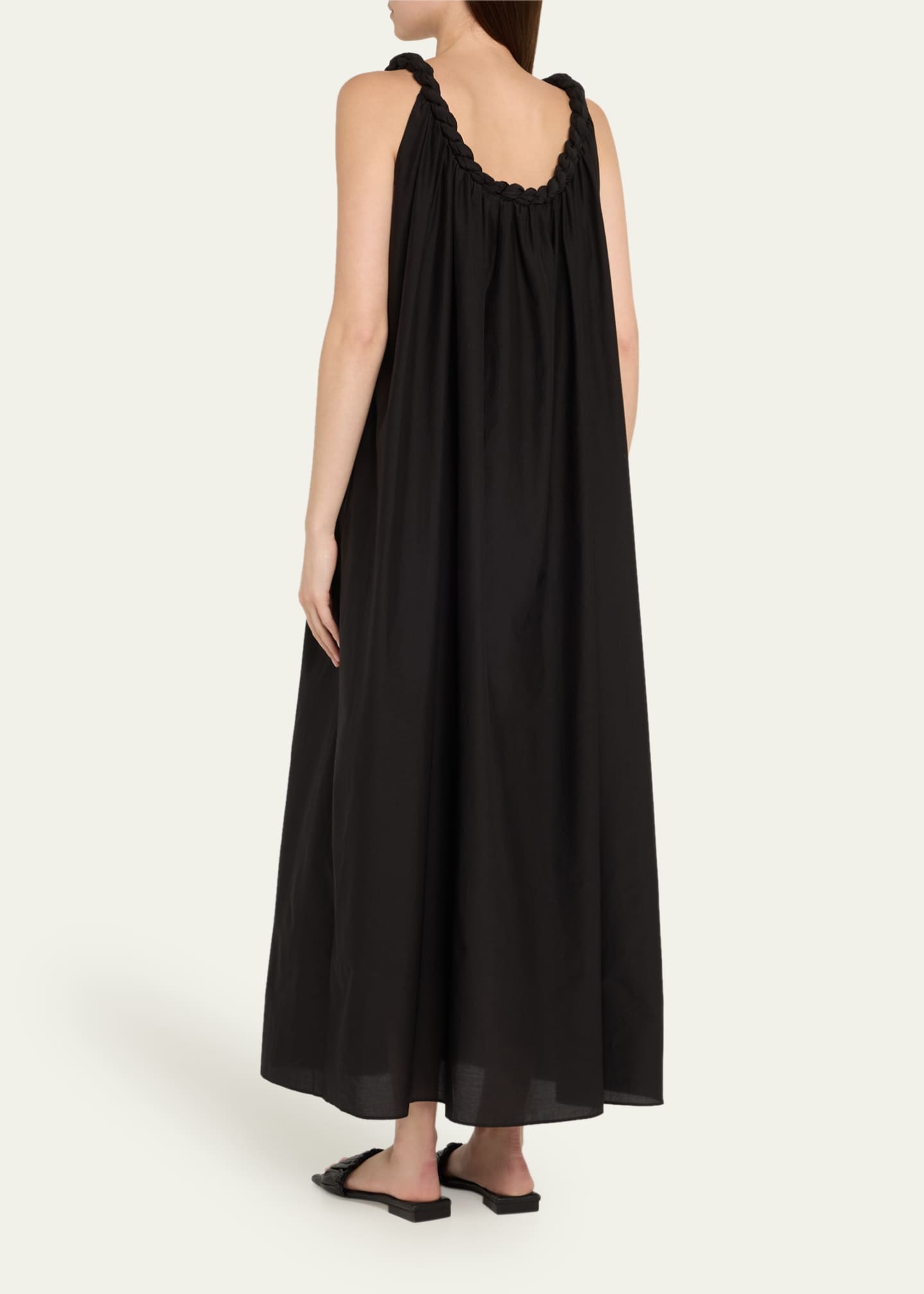 Loulou Studio Kika Long Gathered Dress Image 3 of 5