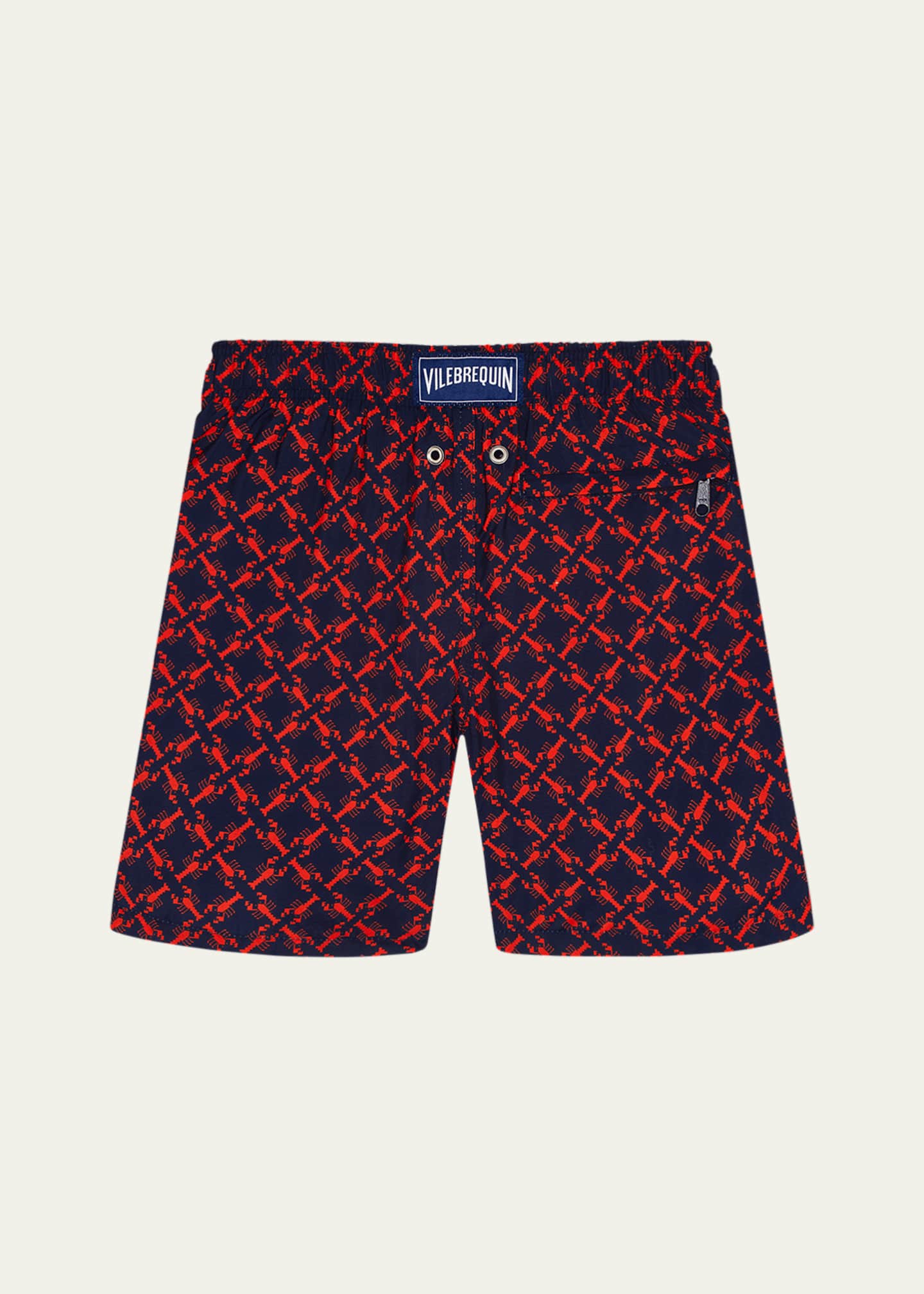 Vilebrequin Boy's Homard Lobster Printed Swim Shorts, Size 2-14 Image 2 of 2