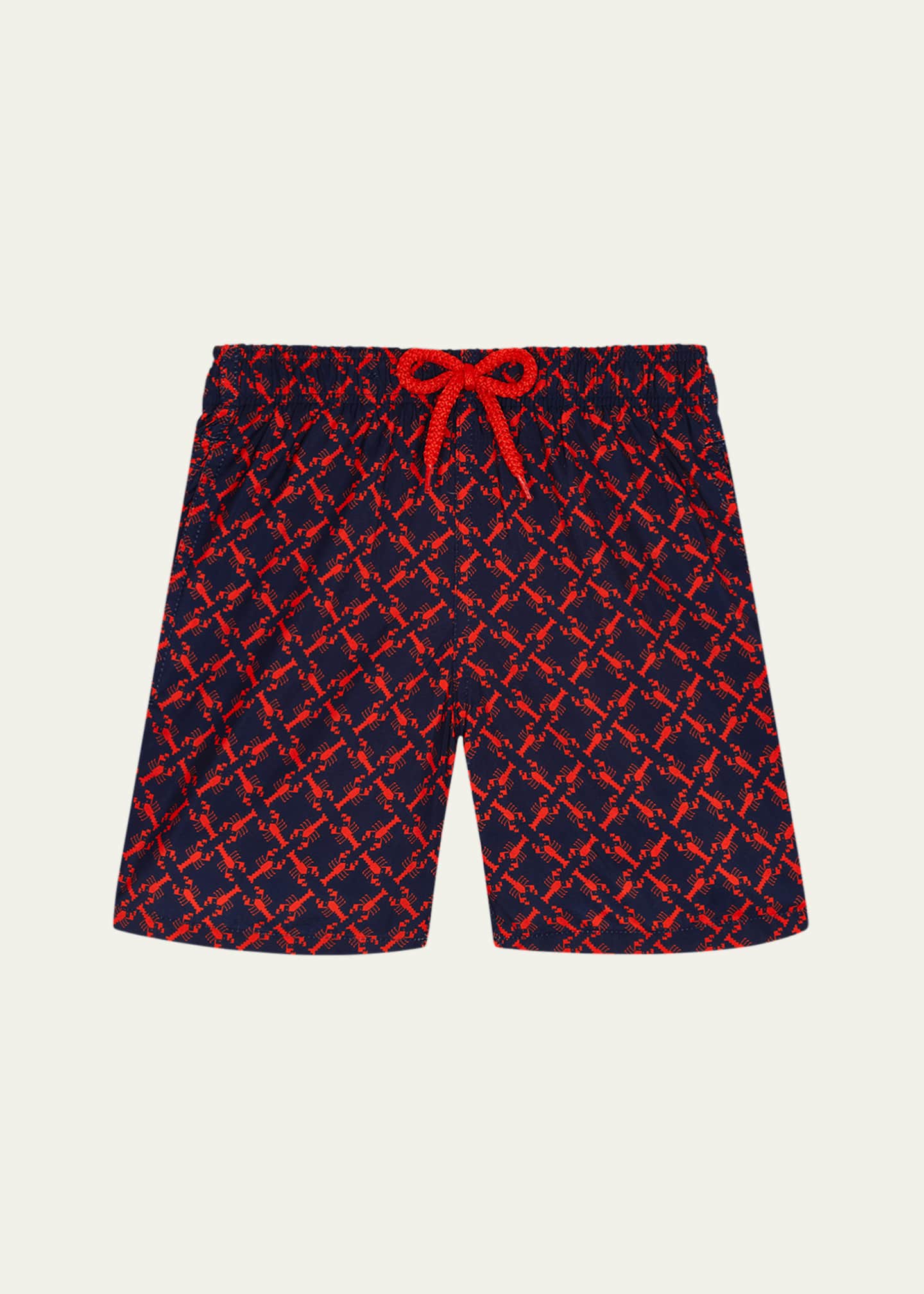 Vilebrequin Boy's Homard Lobster Printed Swim Shorts, Size 2-14 Image 1 of 2