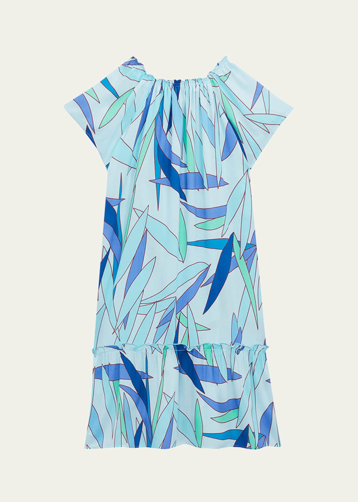 Vilebrequin Girl's Textured Fab Printed Dress, Size 2-14 Image 2 of 2