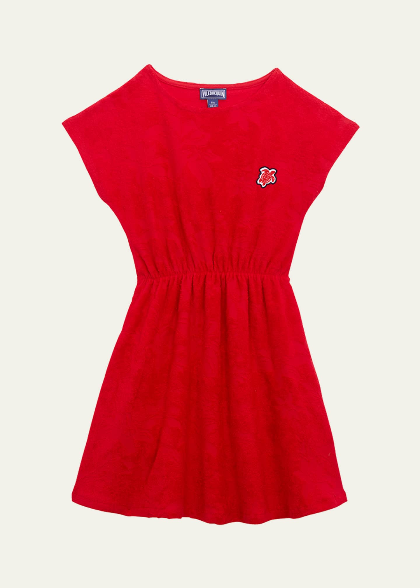 Vilebrequin Girl's Flo Embroidered Terry Cloth Dress, Size 2-14 Image 1 of 2