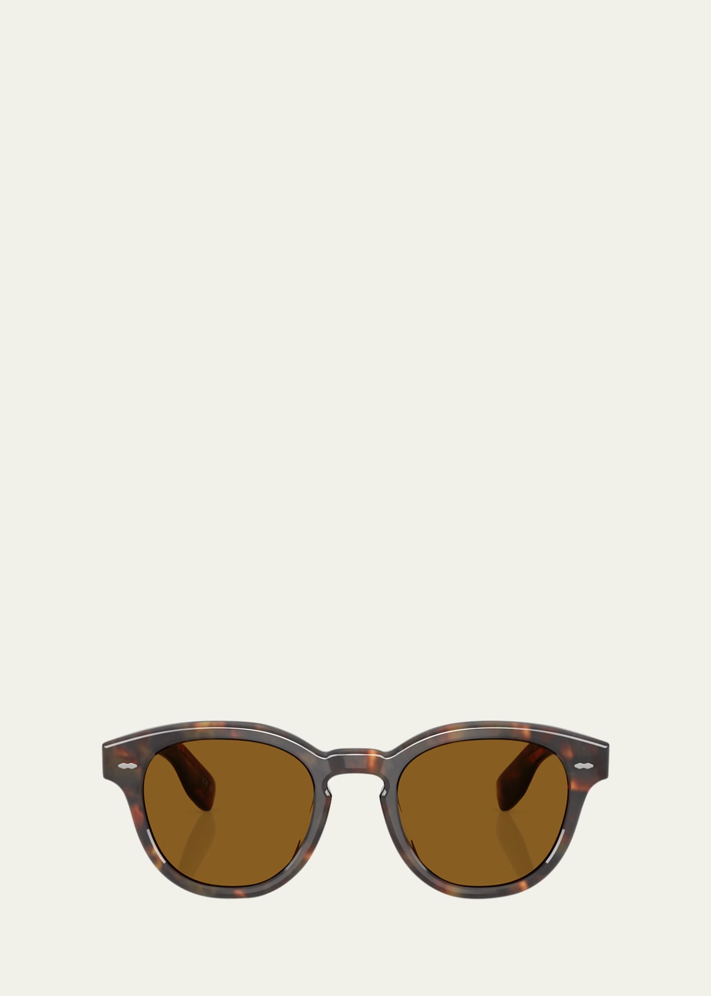 Oliver Peoples Men's OV5413SU Oval Tortoise Sunglasses Image 1 of 3