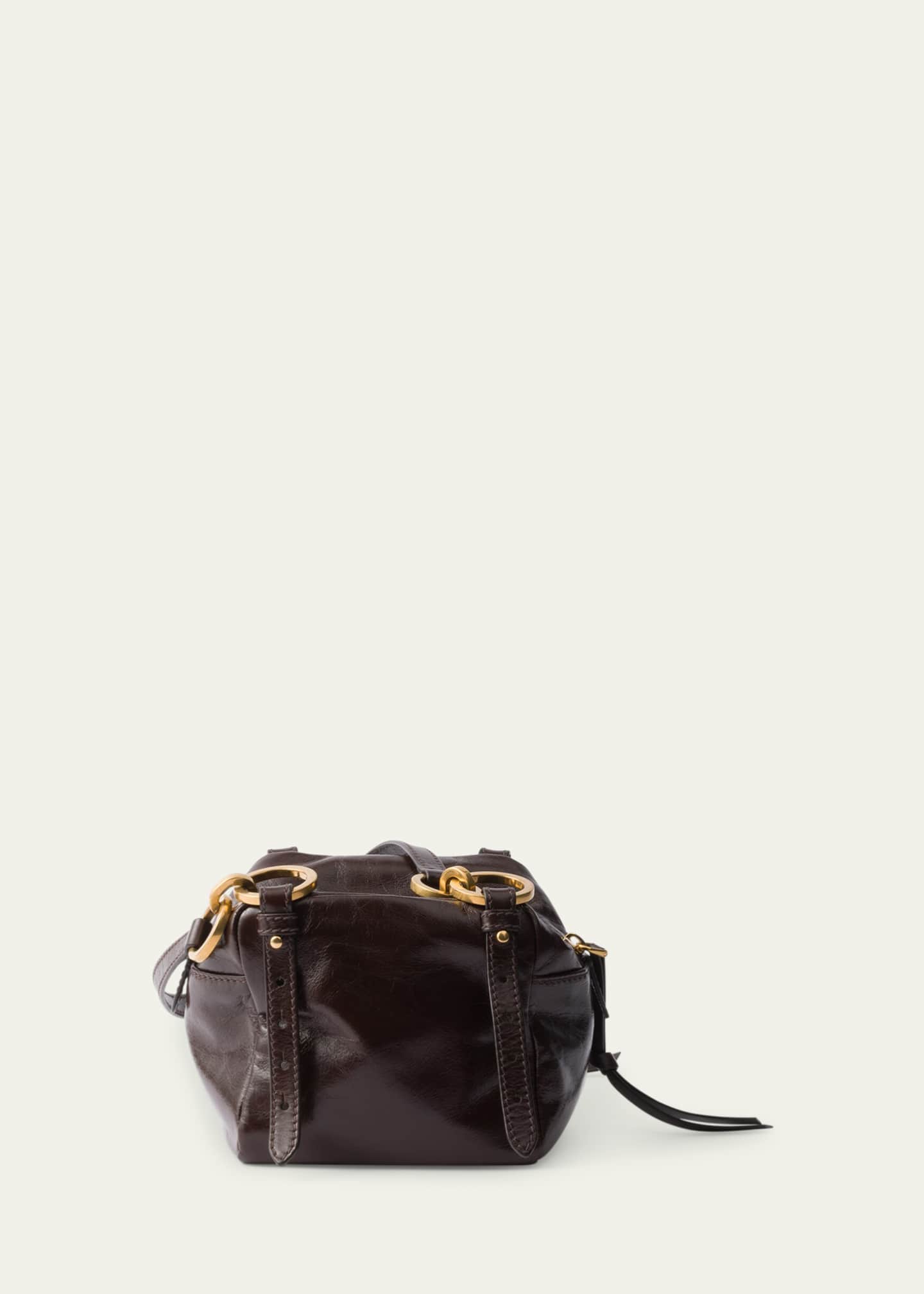 Prada Dangle Mini Leather Shoulder Bag Image 3 of 4