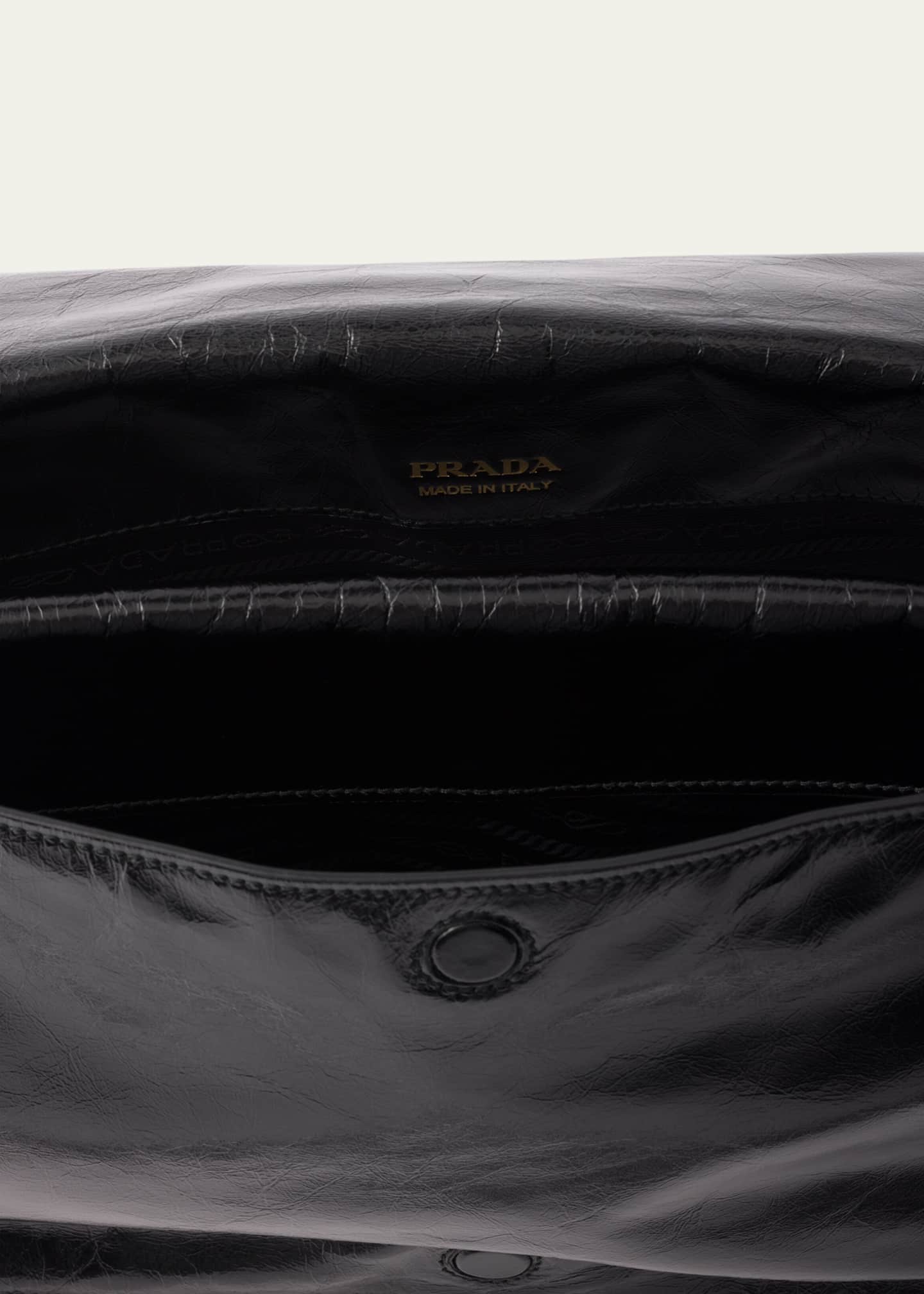 Prada Medium Soft Leather Shoulder Bag Image 3 of 3