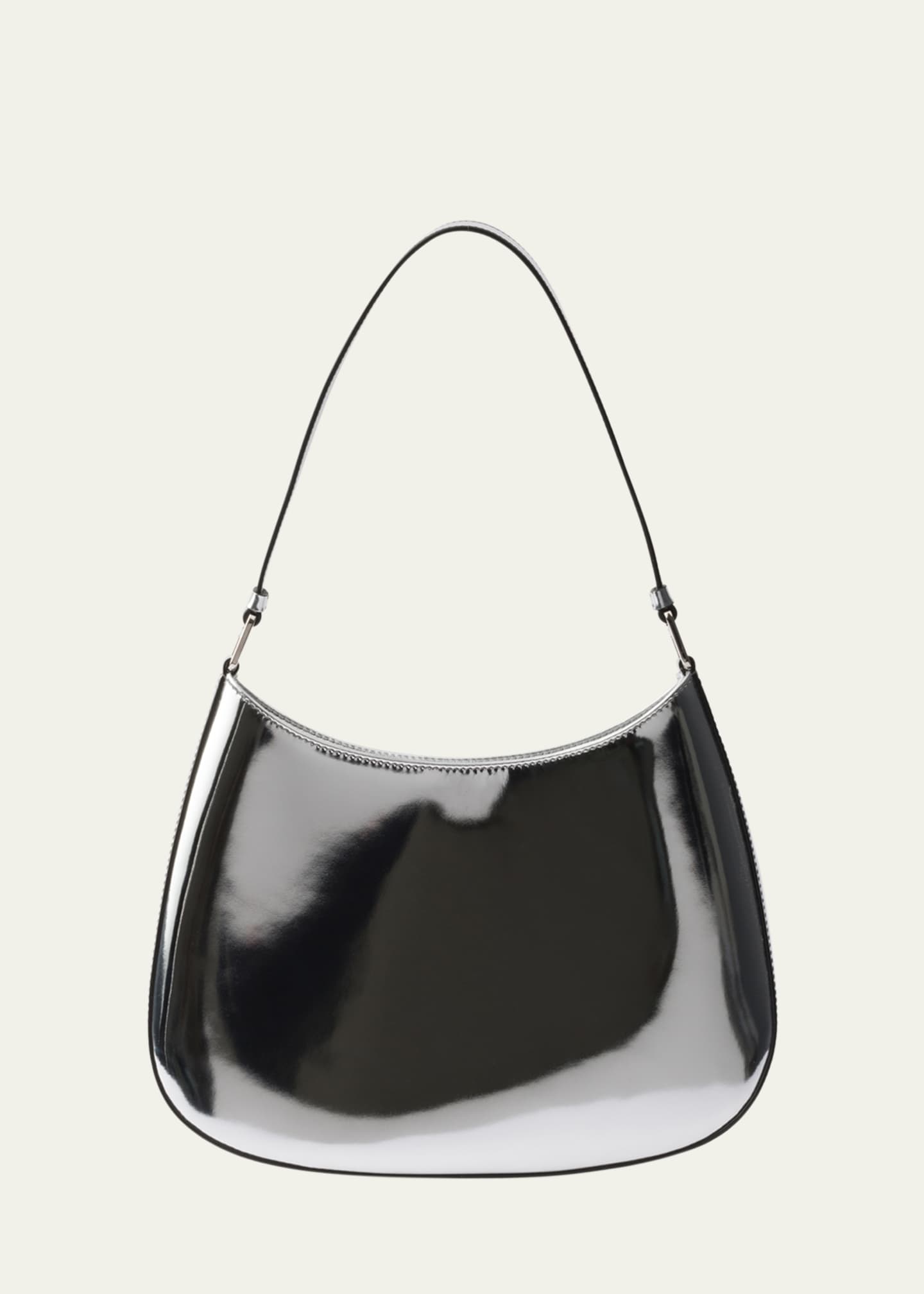 Prada Cleo Concert-Print Metallic Leather Shoulder Bag Image 3 of 5