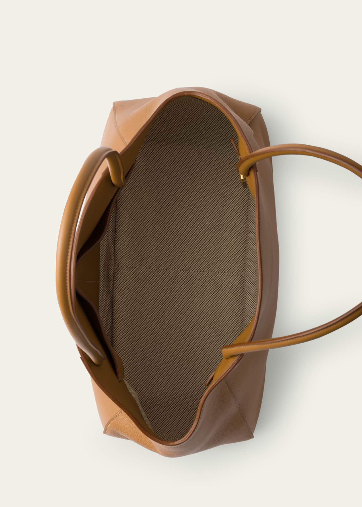 Prada Large Soft Grain Leather Shoulder Bag Image 3 of 3