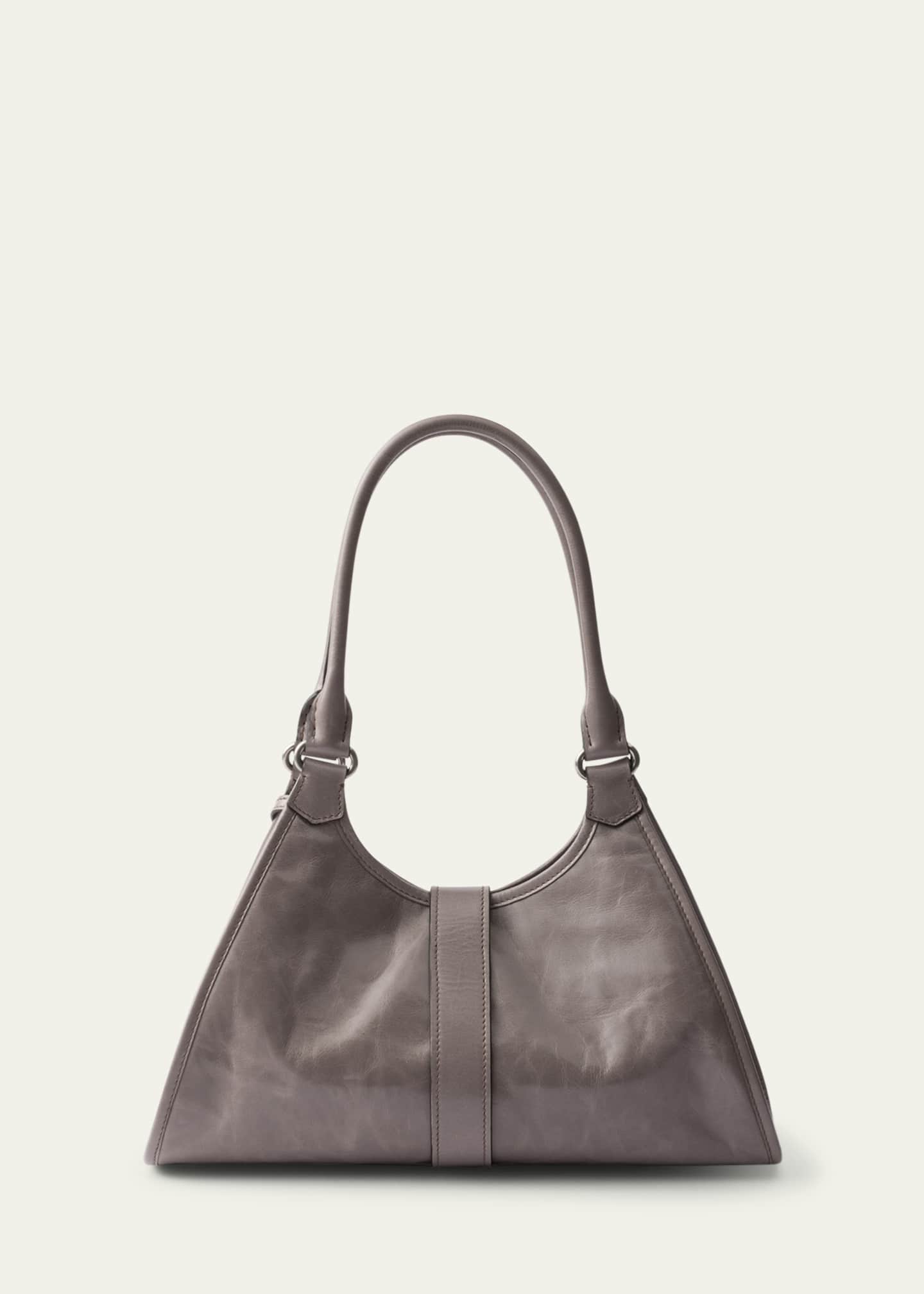 Prada Soft Leather Shoulder Bag Image 3 of 4