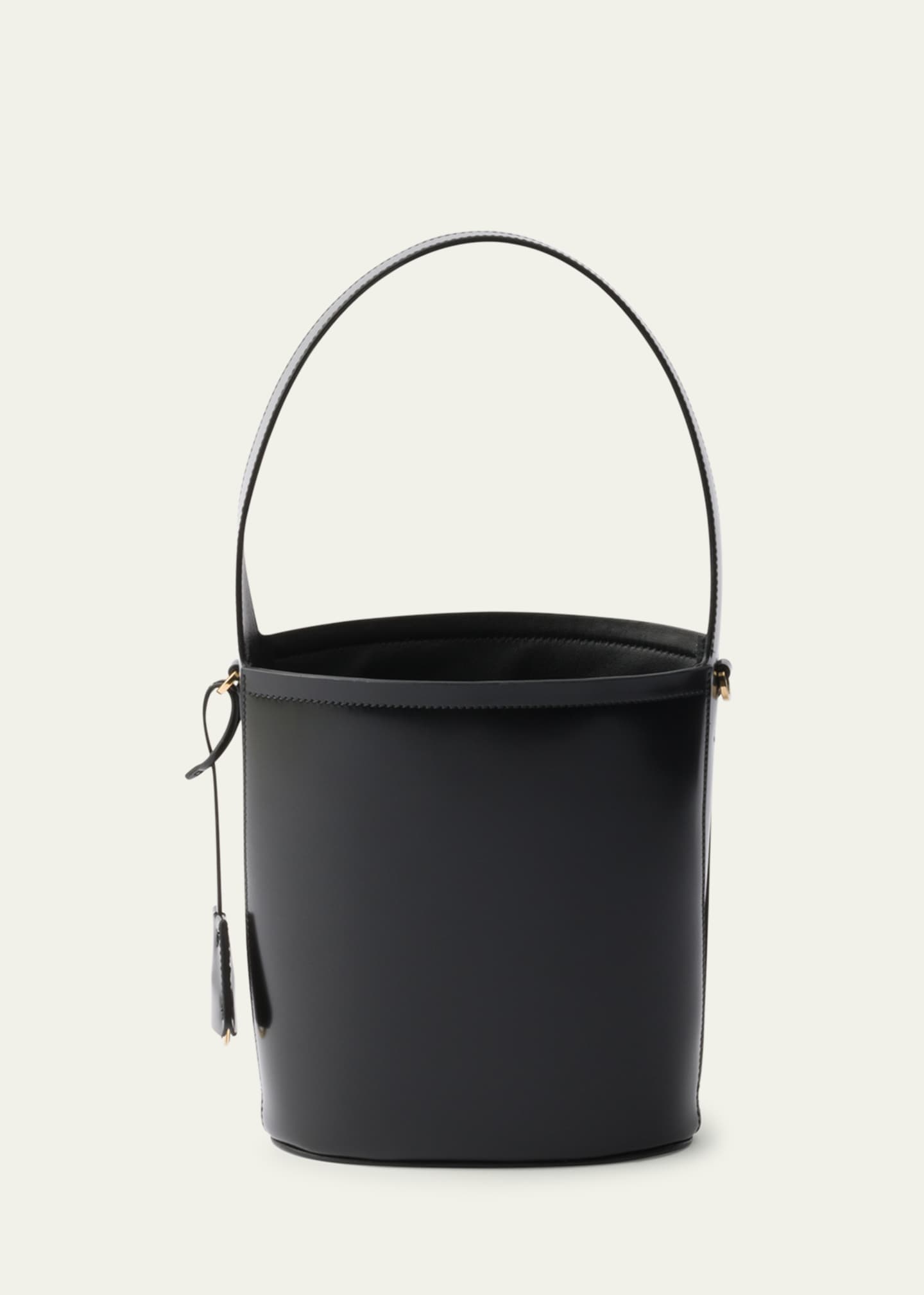 Prada Brushed Leather Bucket Bag Image 3 of 4