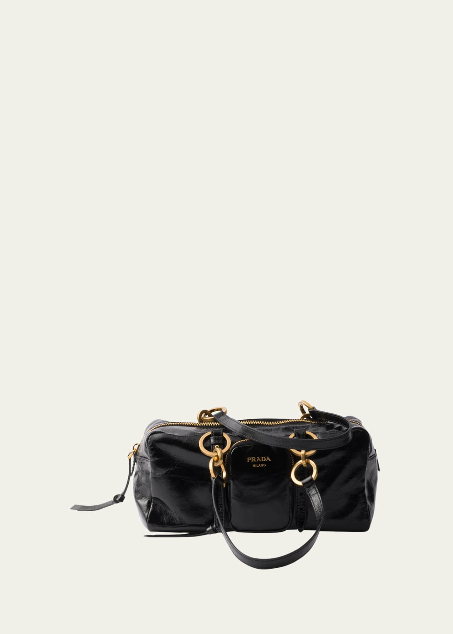 Prada Dangle Medium Leather Shoulder Bag Image 1 of 3