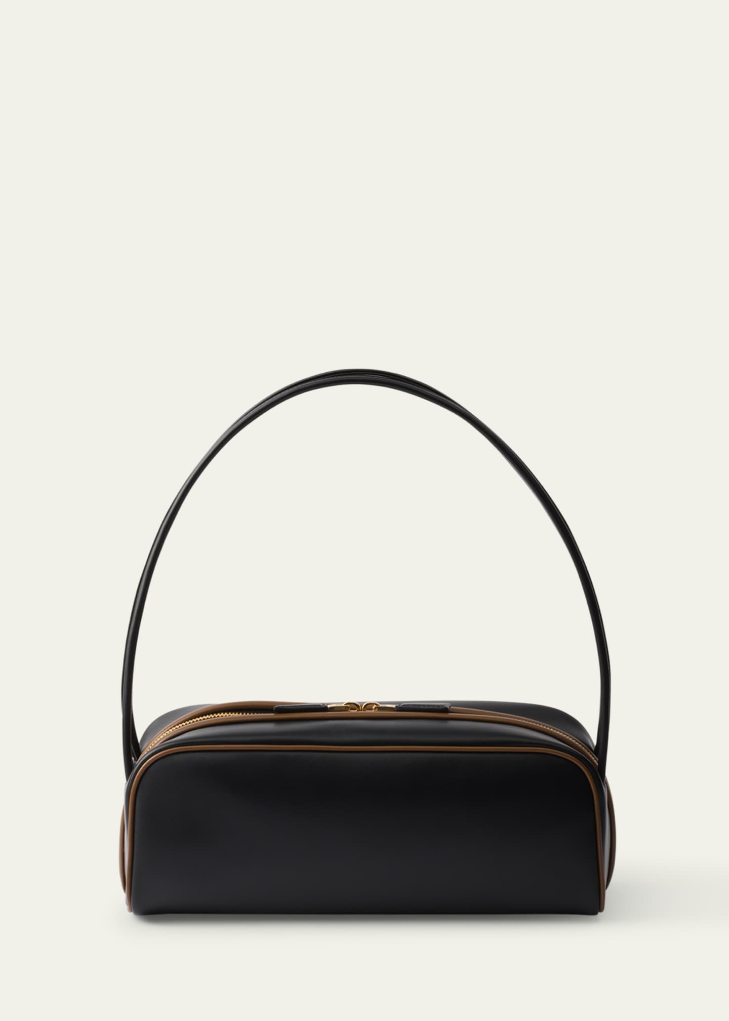 Prada Swing Bicolor Leather Shoulder Bag Image 3 of 5