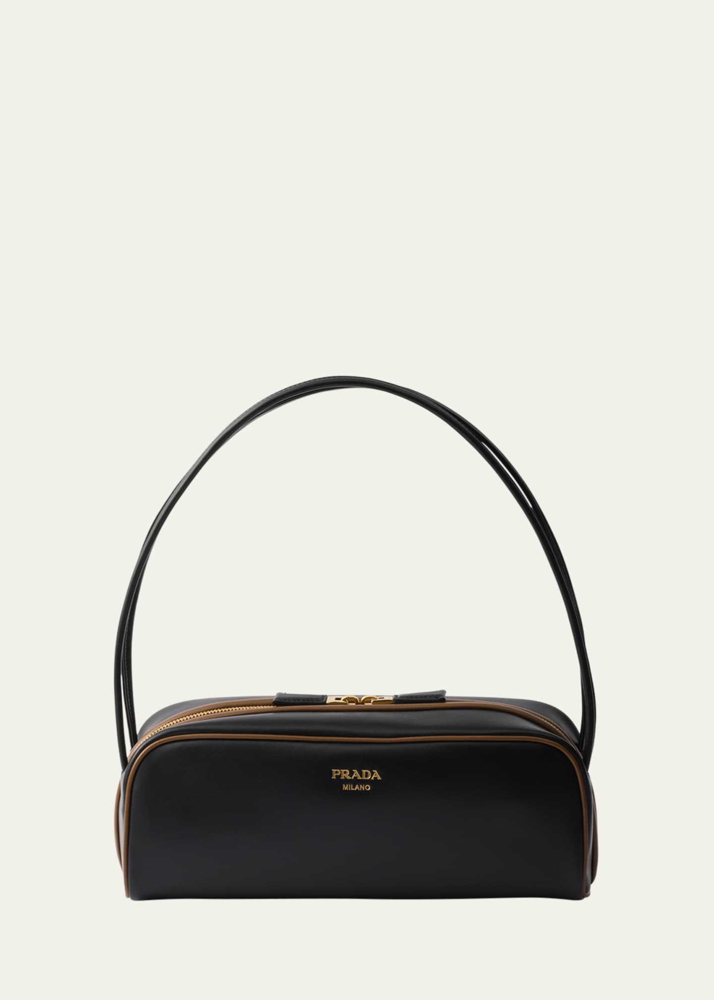 Prada Swing Bicolor Leather Shoulder Bag Image 1 of 5