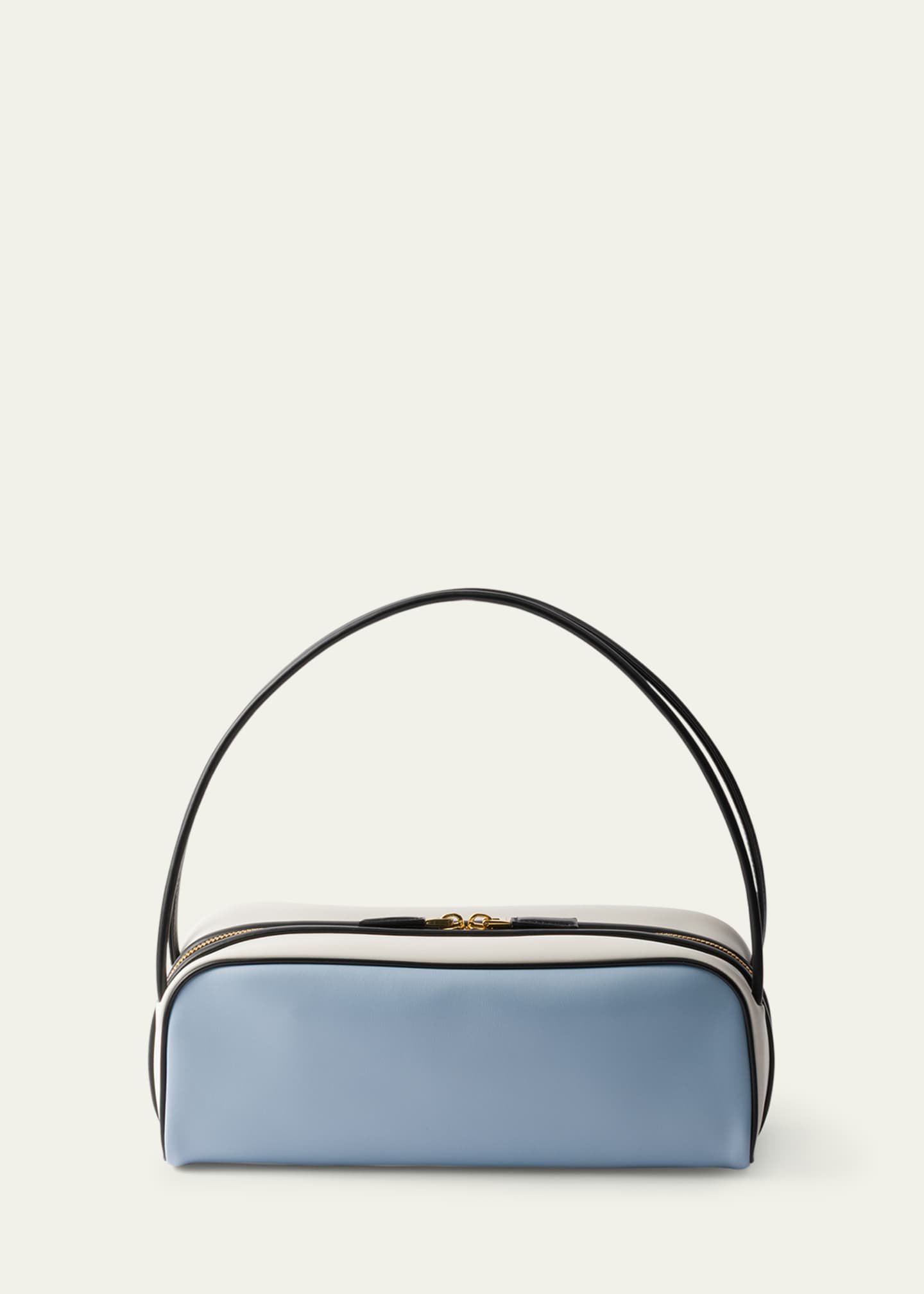 Prada Swing Bicolor Leather Shoulder Bag Image 3 of 5