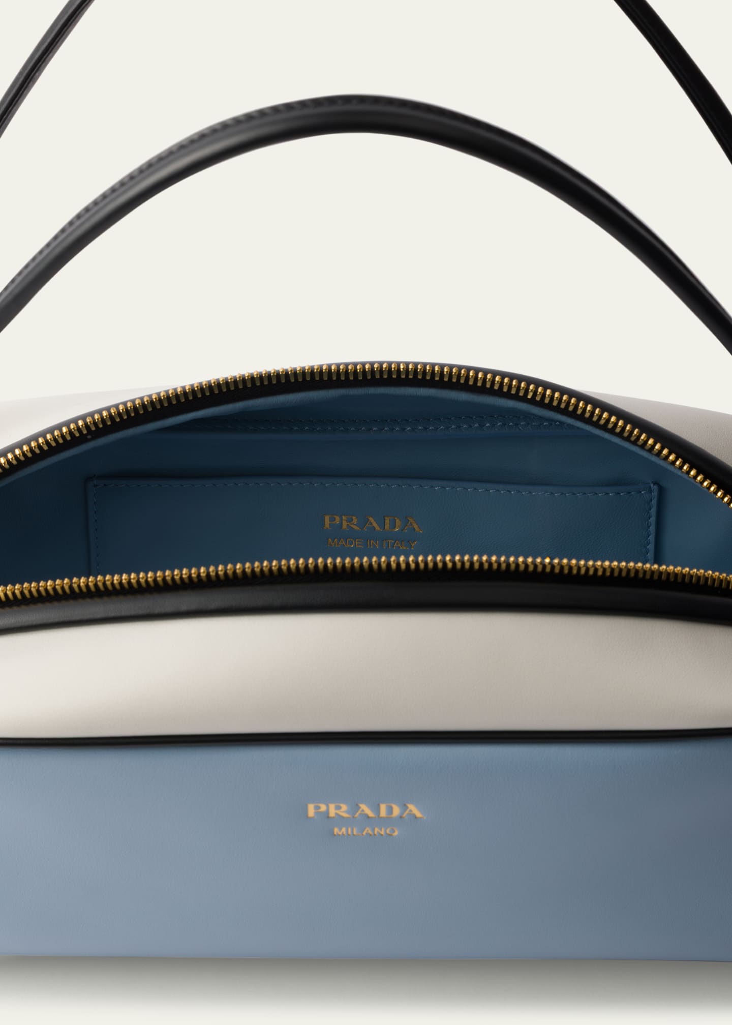 Prada Swing Bicolor Leather Shoulder Bag Image 4 of 5